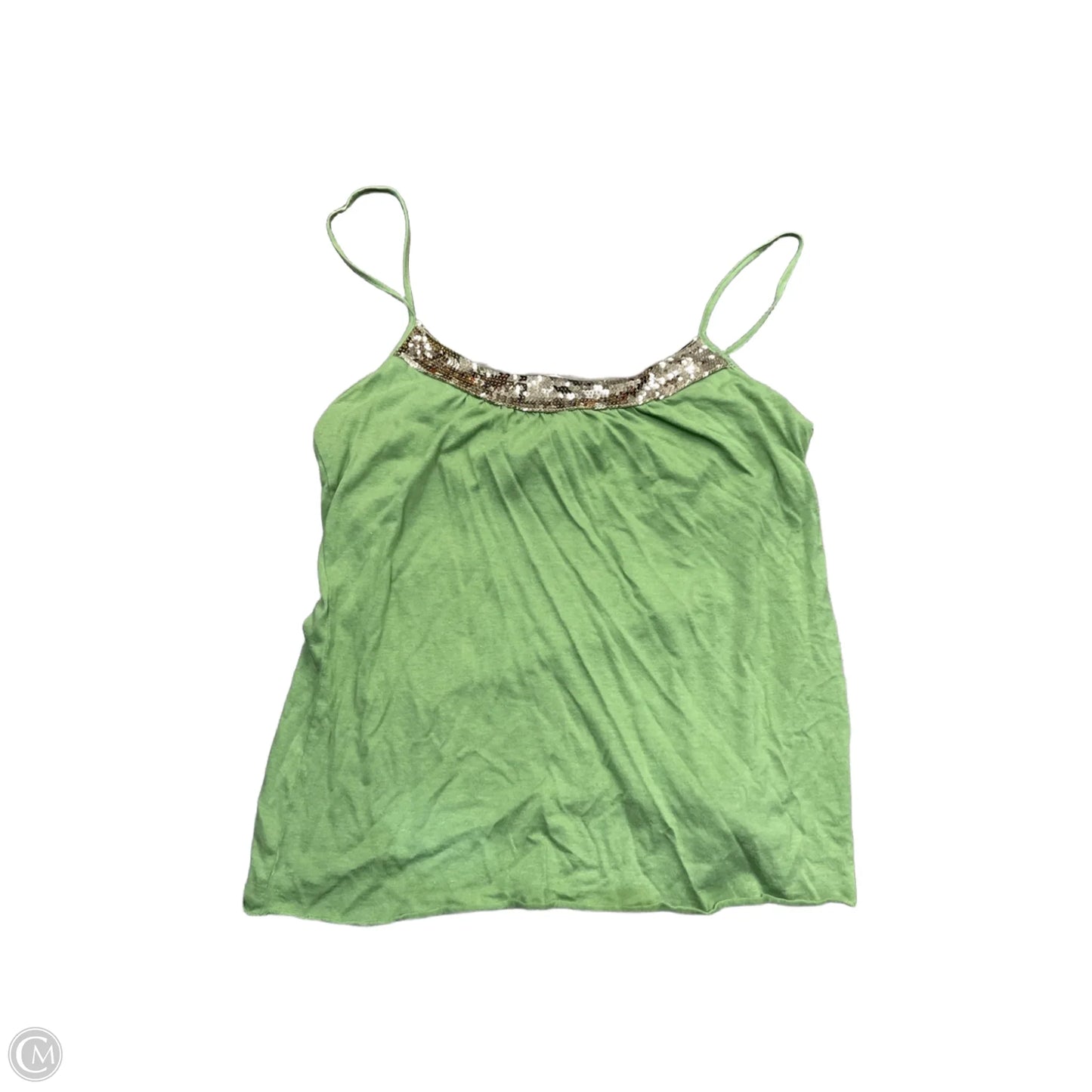 Tank Top By Old Navy In Gold & Green, Size: L