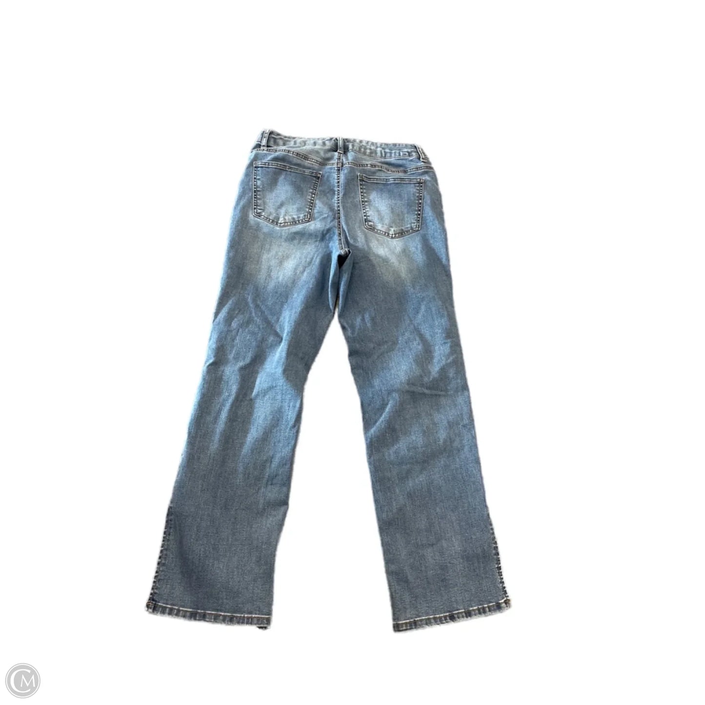Jeans Straight By Clothes Mentor In Blue Denim, Size: 12