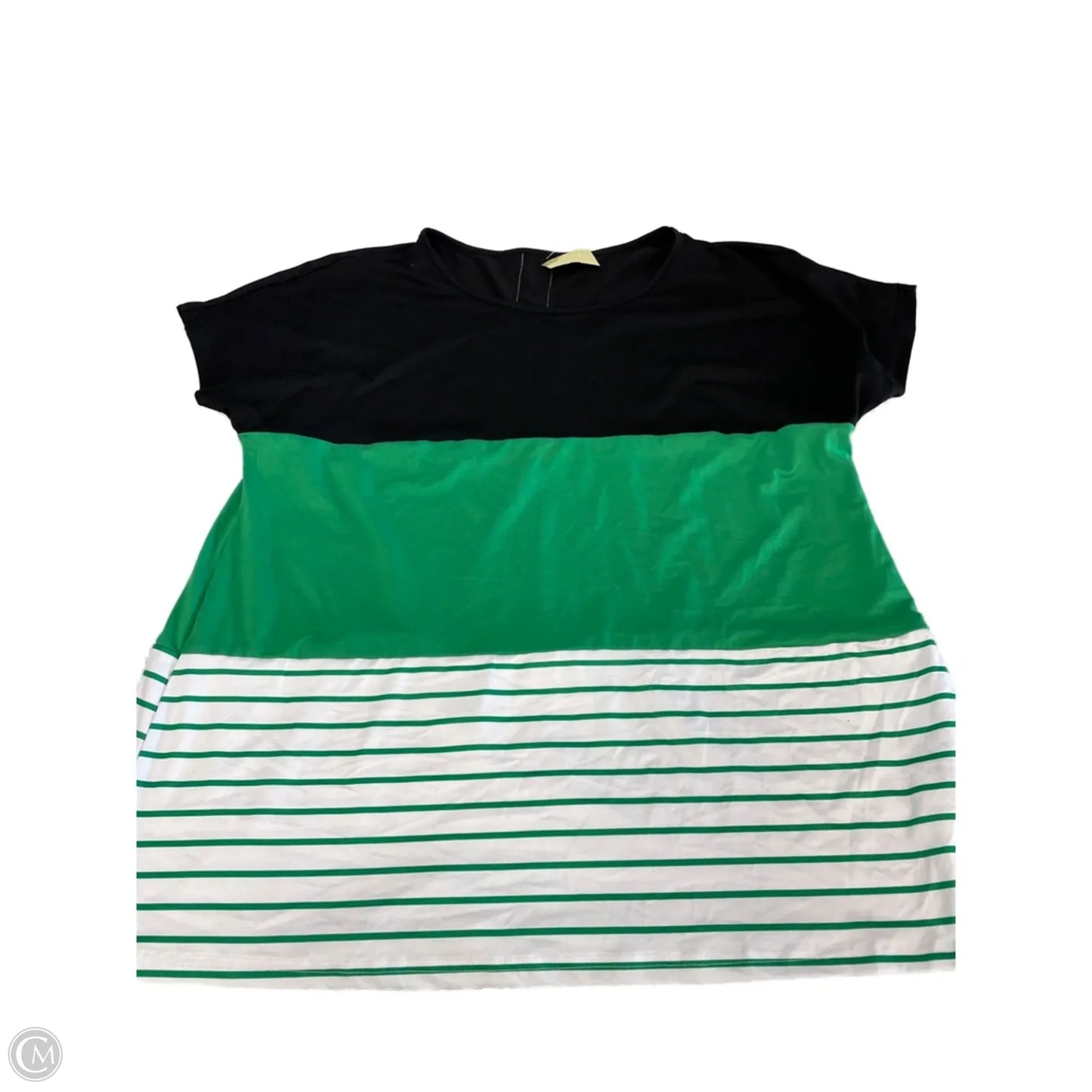 Top Short Sleeve By Shein In Multi-colored, Size: 2x