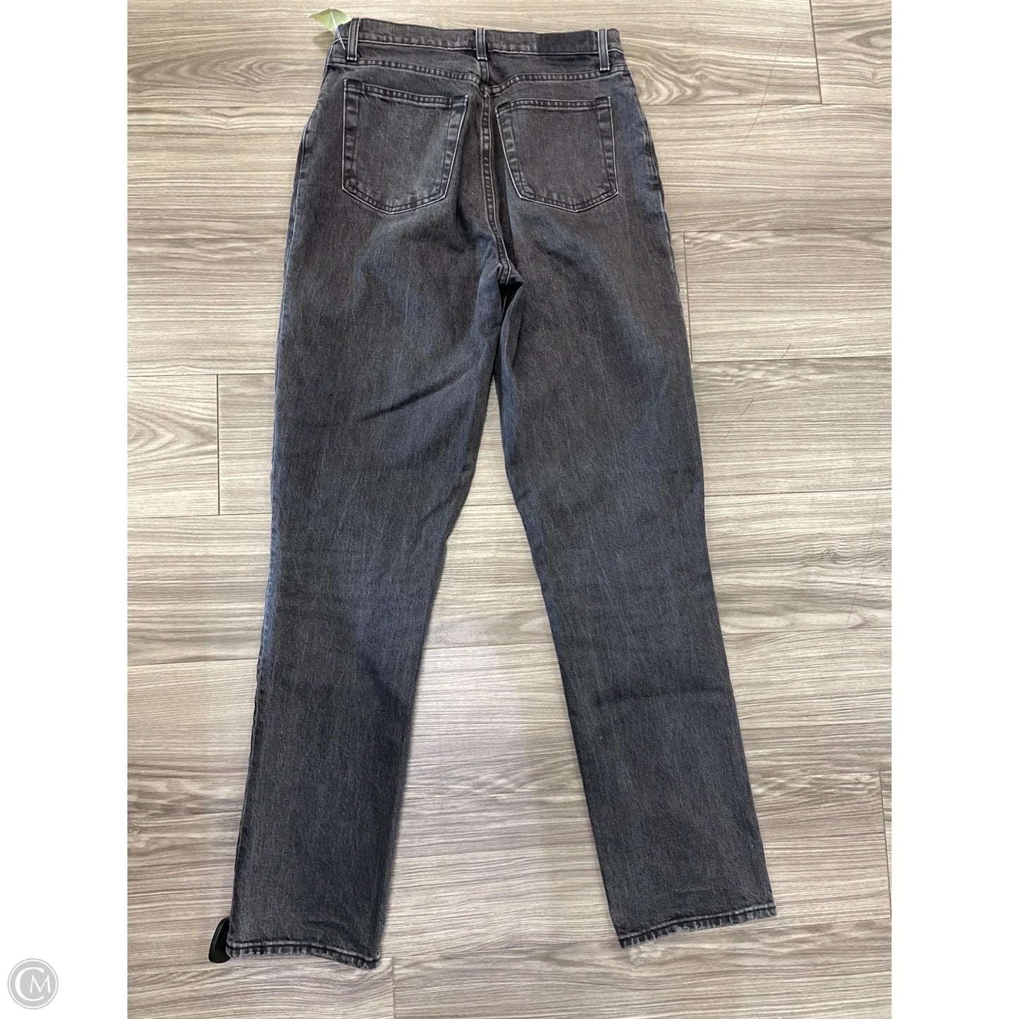 Jeans Straight By Abercrombie And Fitch In Black Denim, Size: 8