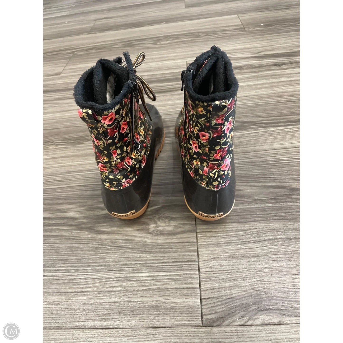 Boots Snow By Sporto In Floral Print, Size: 11