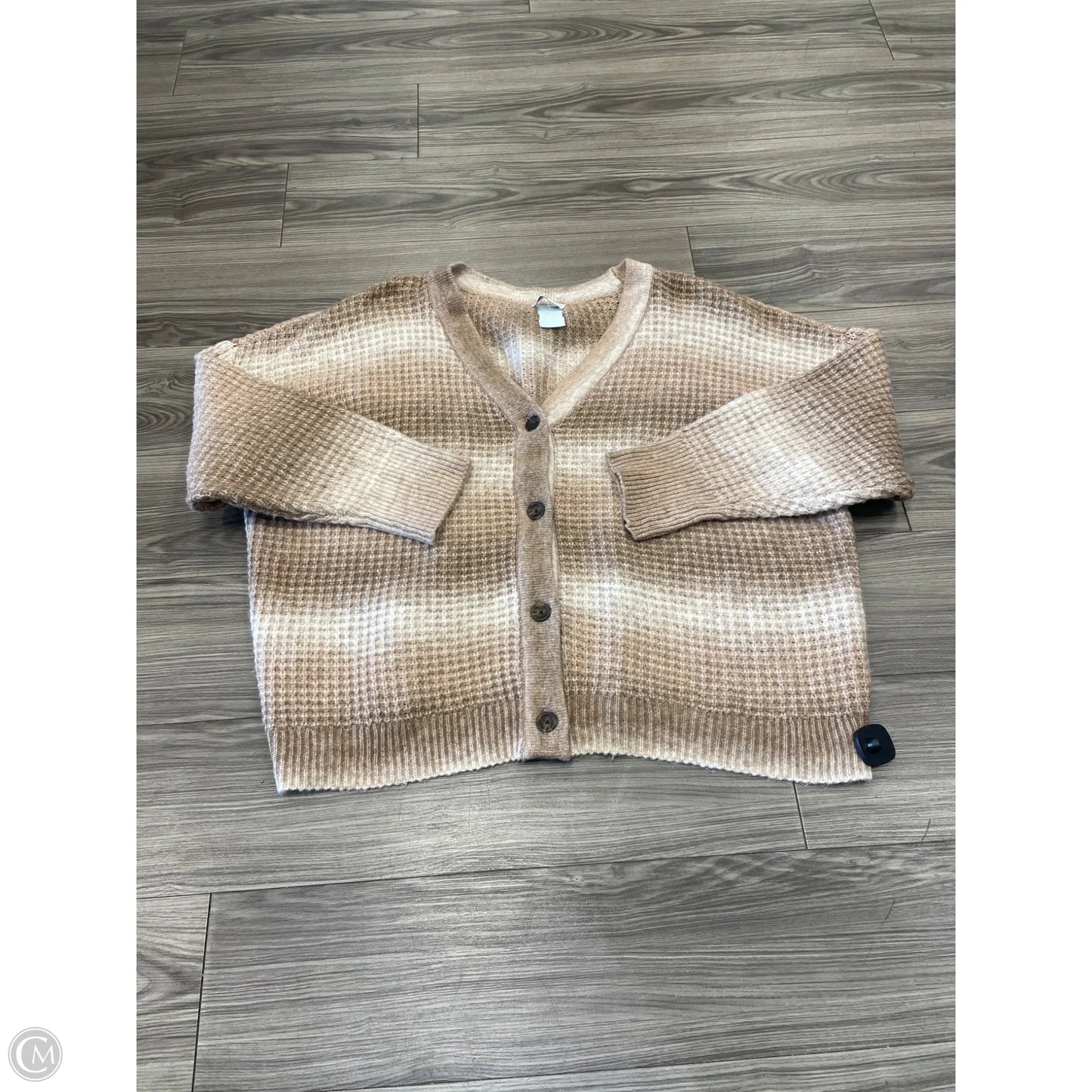 Cardigan By Sonoma In Tan, Size: 4x