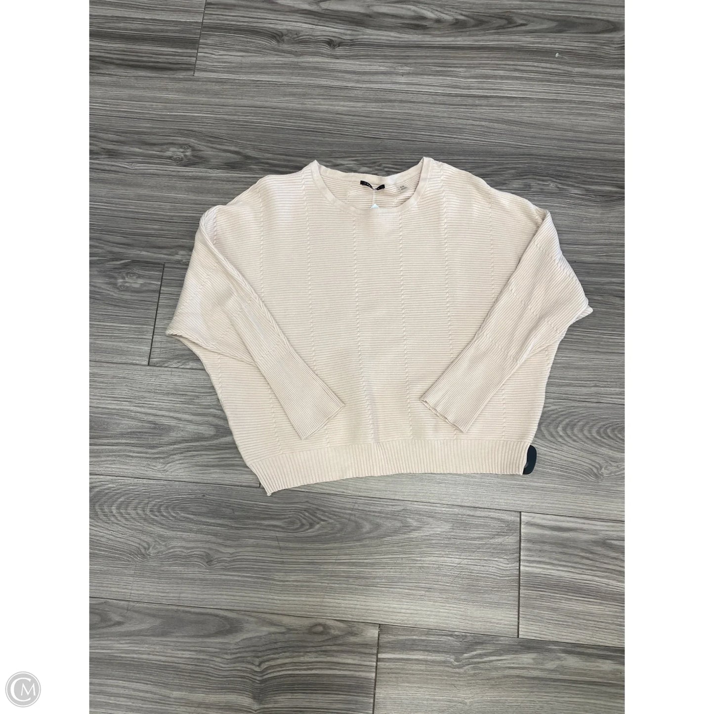 Top Long Sleeve By T Tahari In Tan, Size: Xl