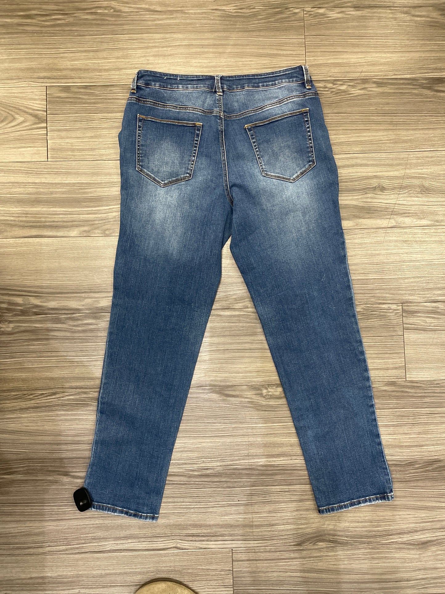 Jeans Boyfriend By Chicos In Blue, Size: 10