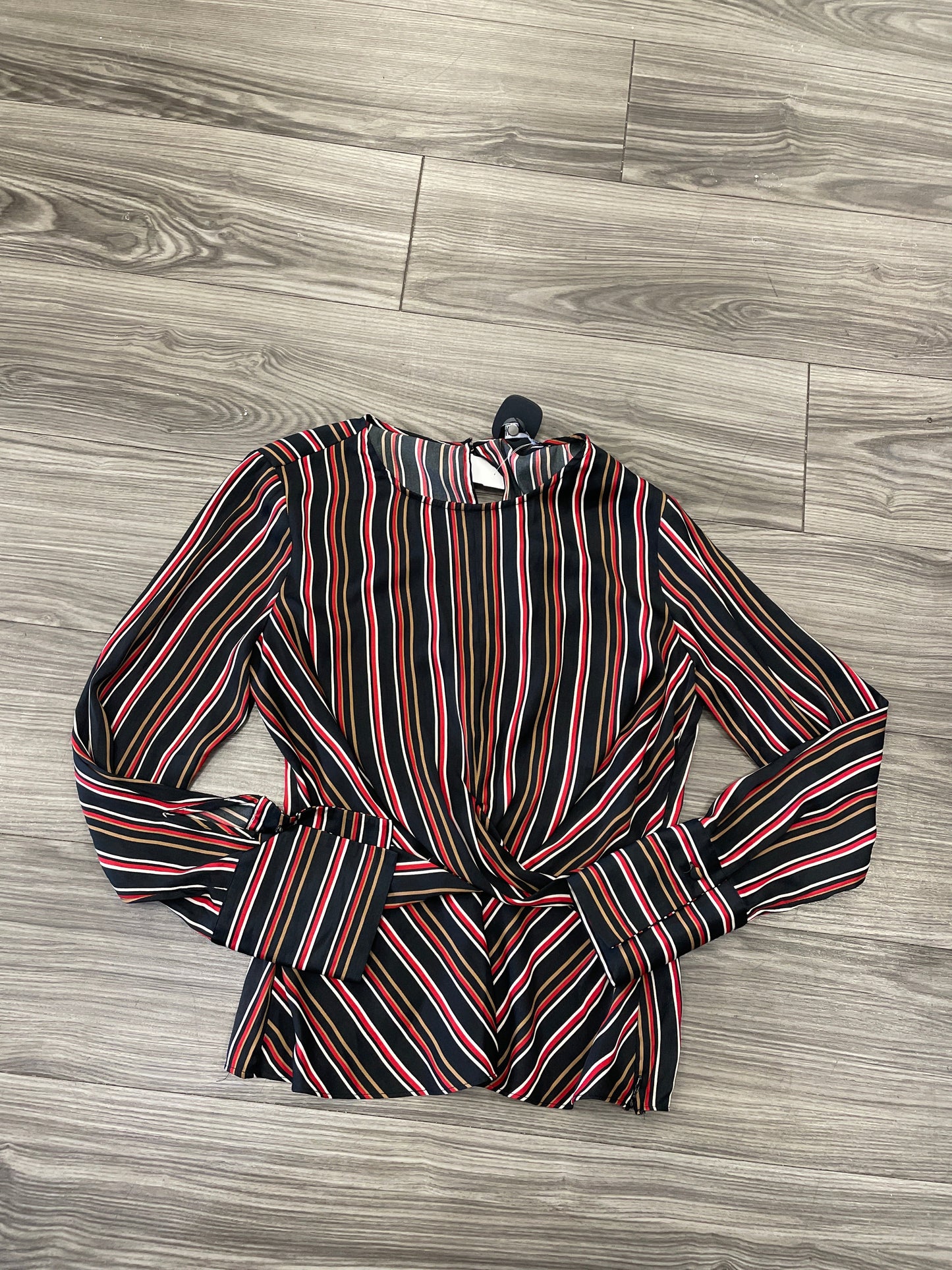 Top Long Sleeve By Inc In Multi-colored, Size: S