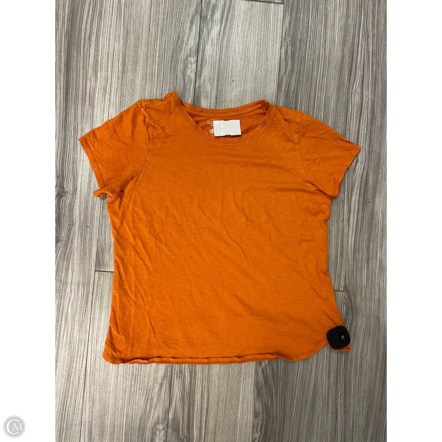 Top Short Sleeve By Rachel Roy In Orange, Size: Xl