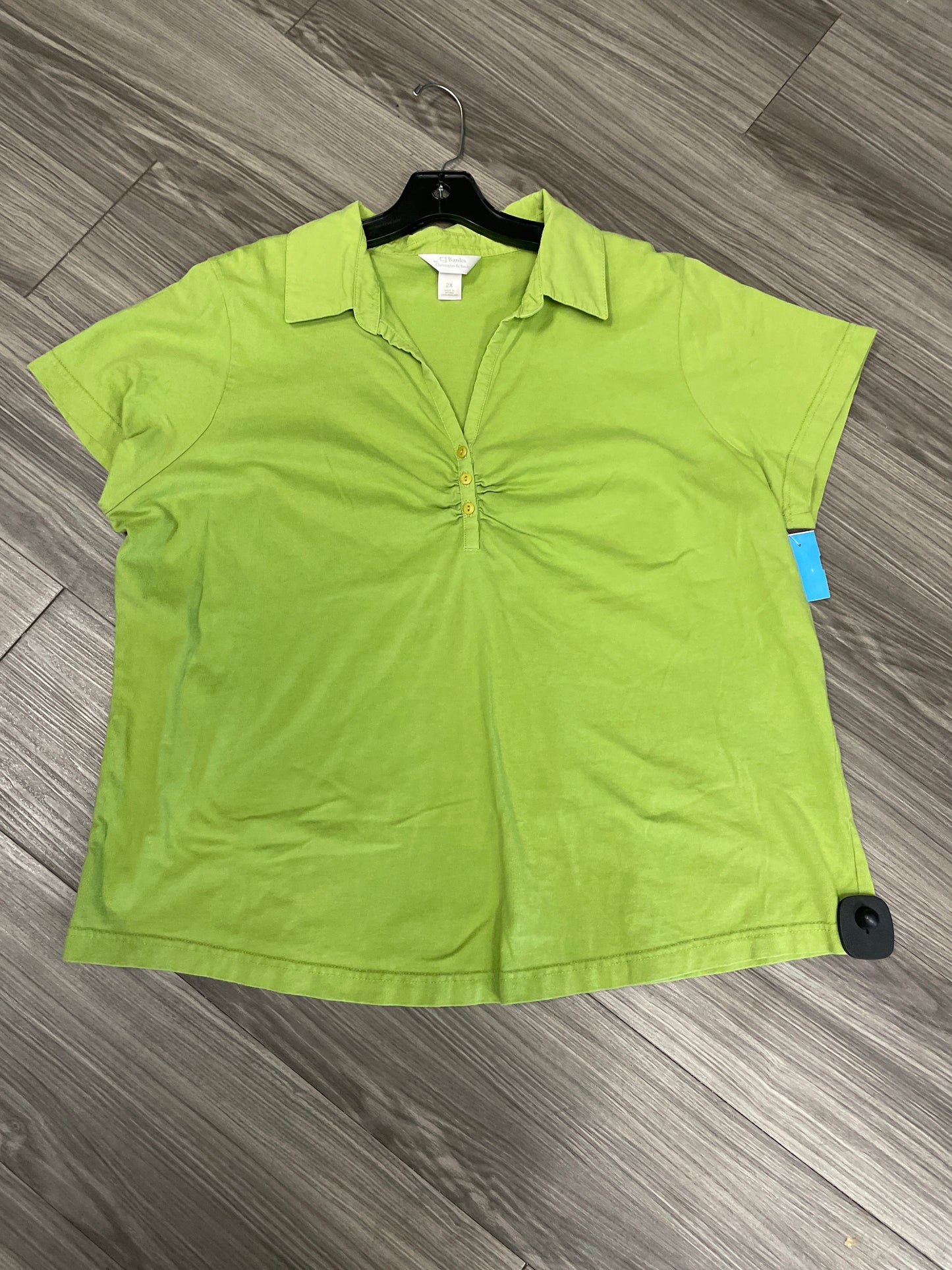 Top Short Sleeve By Cj Banks Size: 2x