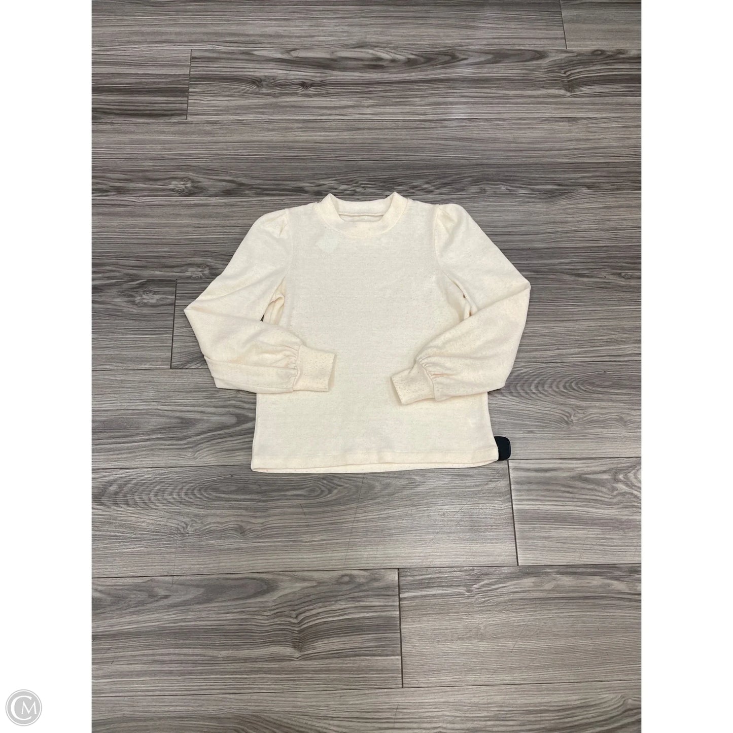 Top Long Sleeve By Madewell In Tan, Size: Xs