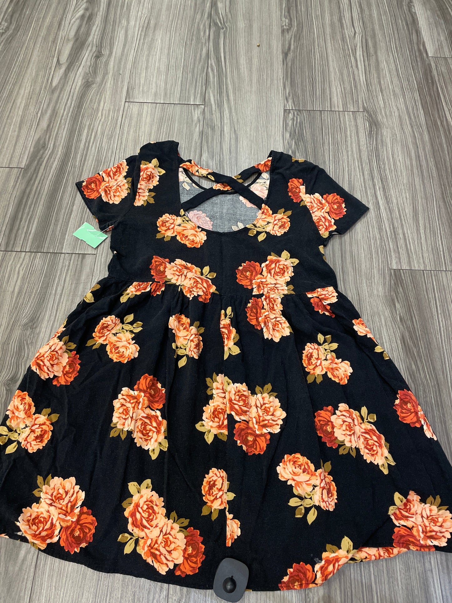 Floral Print Dress Casual Short Forever 21, Size S