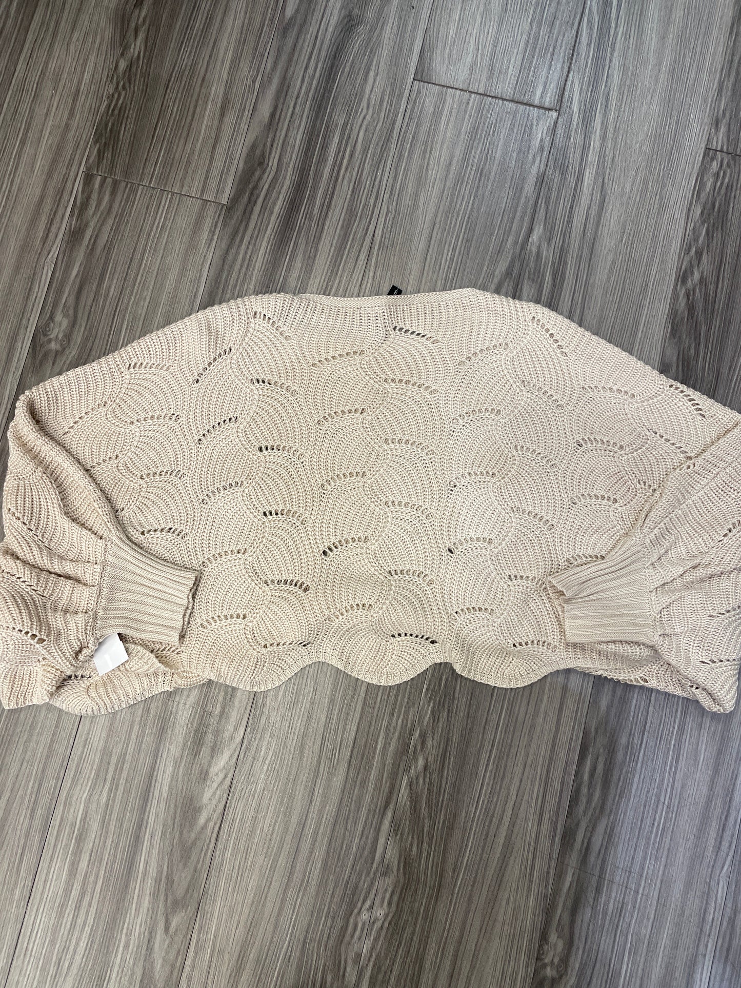 Sweater By Clothes Mentor In Tan, Size: S