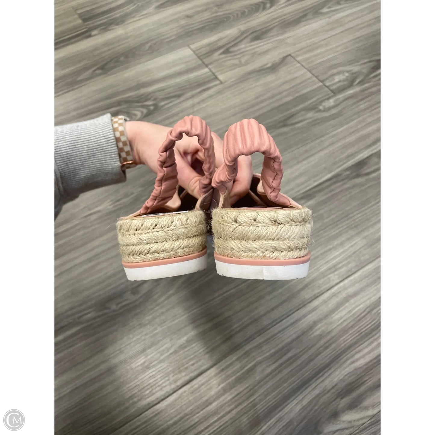 Sandals Heels Block By Marc Fisher In Pink, Size: 8