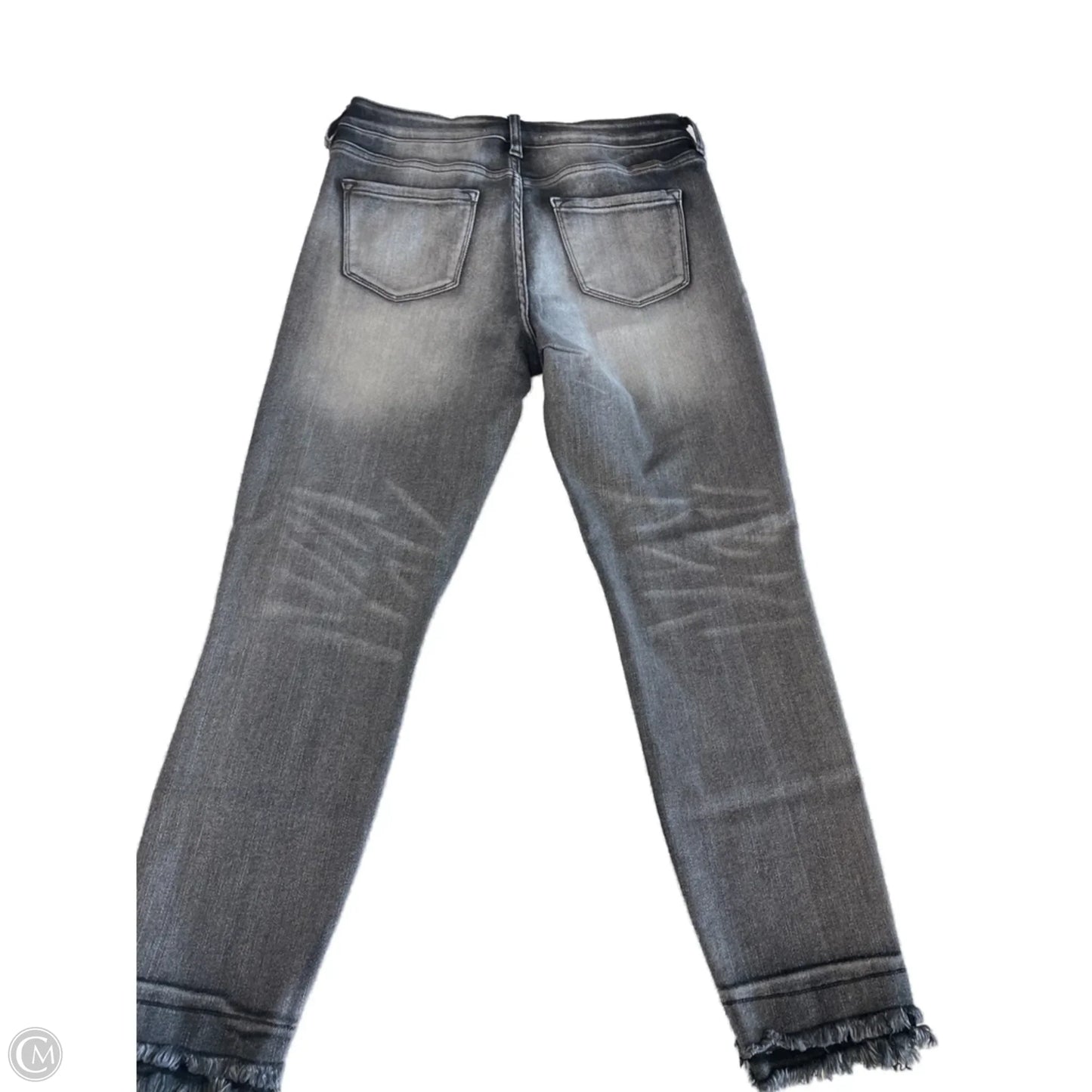 Jeans Cropped By Kancan In Grey, Size: 10