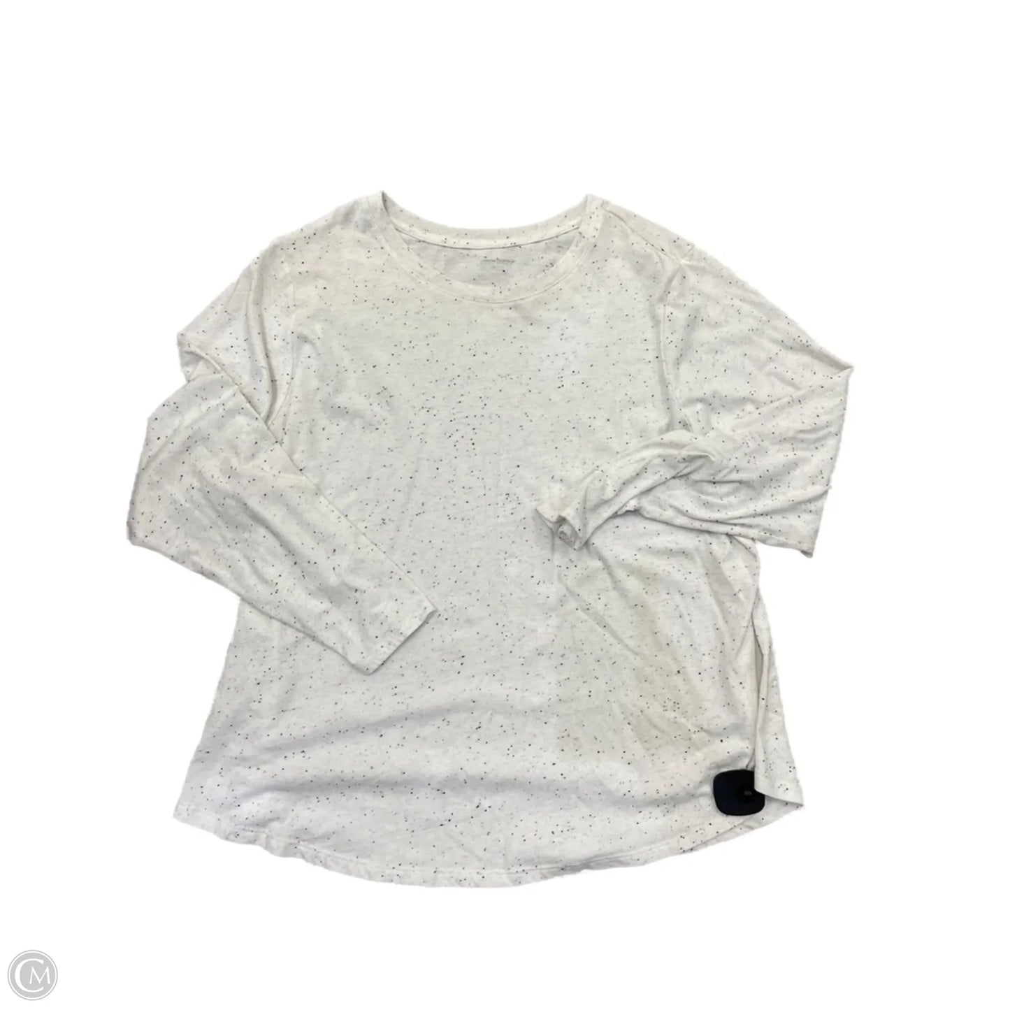 Top Long Sleeve By Old Navy In White, Size: 2x