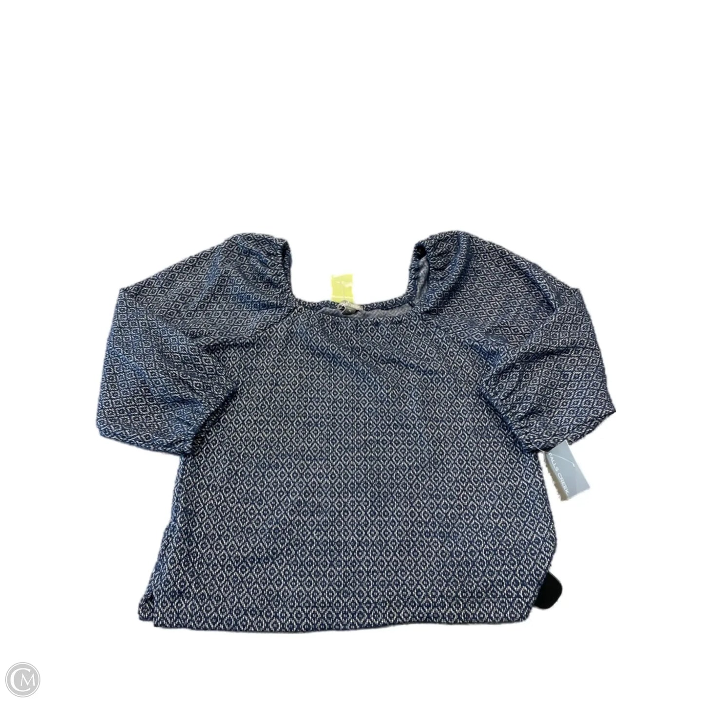 Top Long Sleeve By Falls Creek In Navy, Size: M