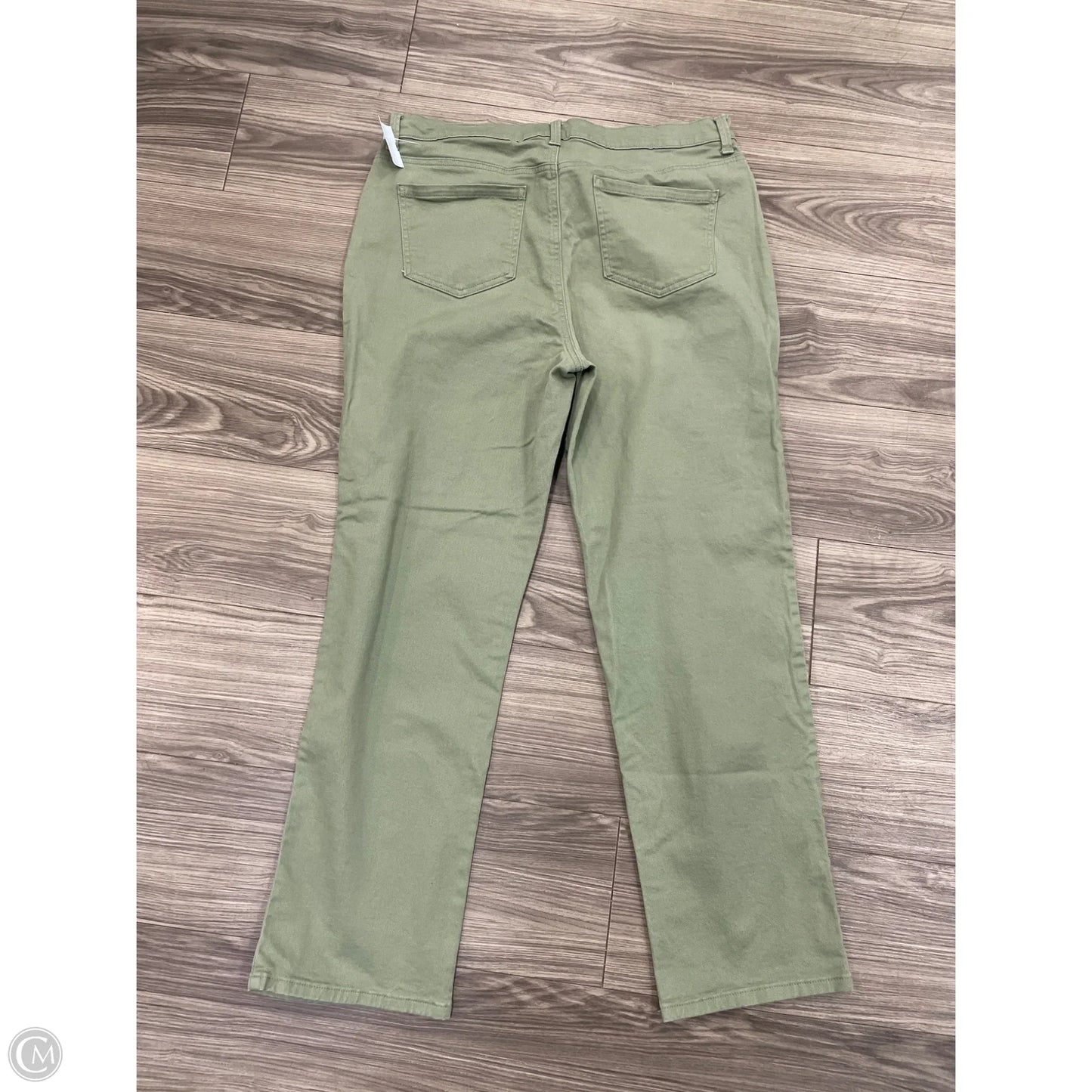 Jeans Straight By Gloria Vanderbilt In Green, Size: 16