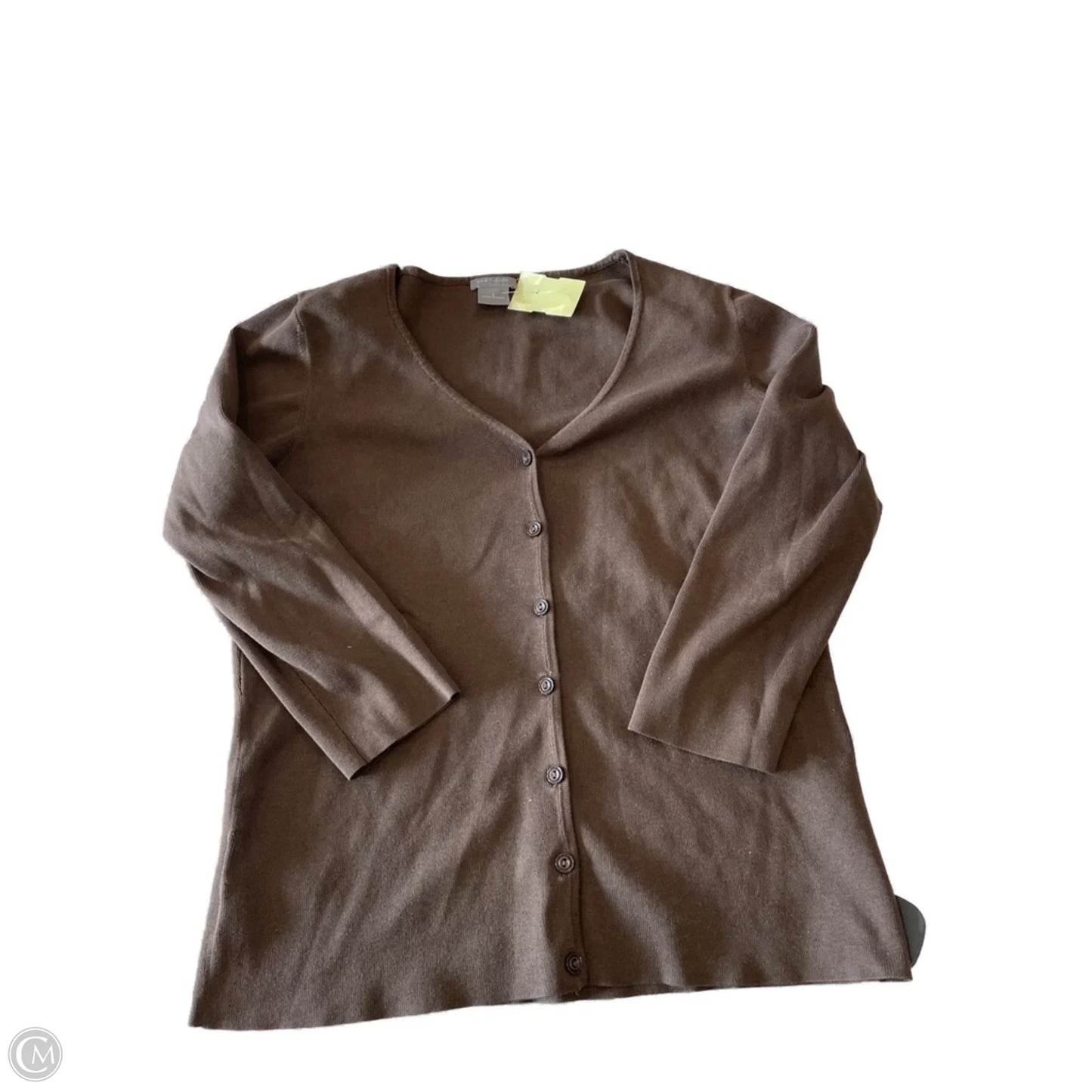 Top Short Sleeve By Ann Taylor In Brown, Size: S