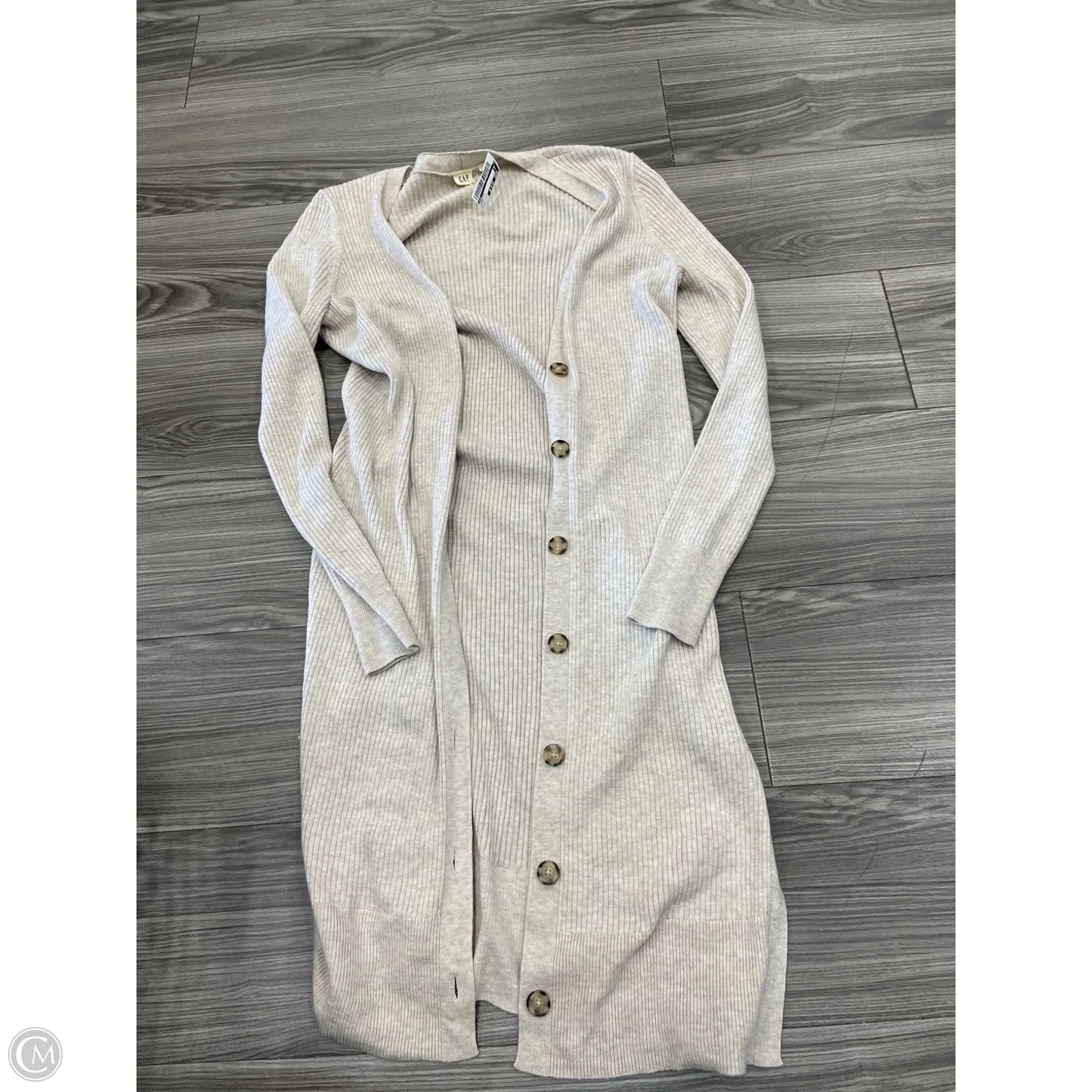Cardigan By Gap In Cream, Size: S