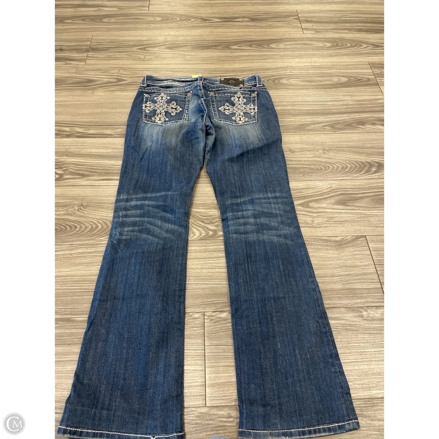 Jeans Boot Cut By Miss Me In Blue Denim, Size: 10