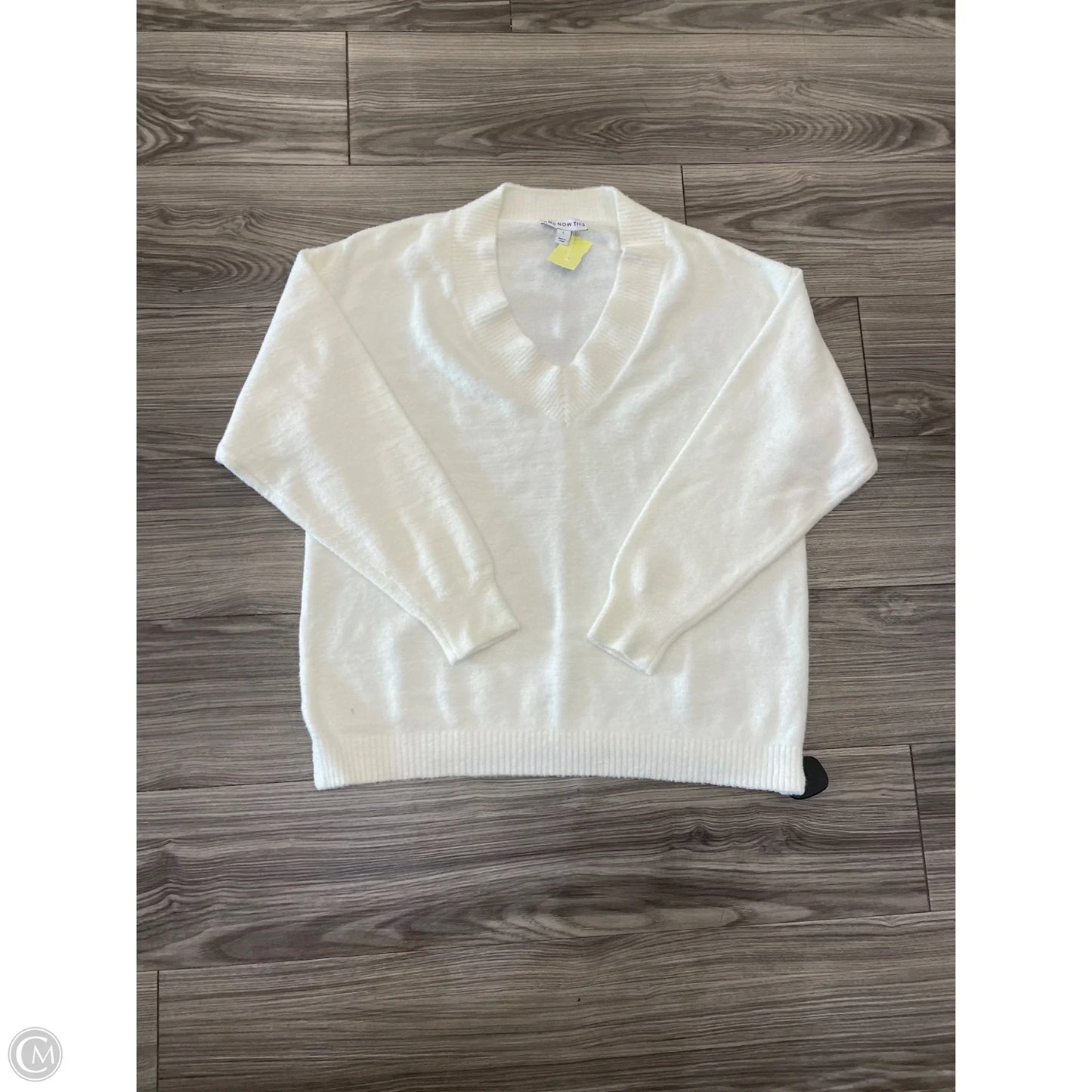 Sweater By And Now This In White, Size: L