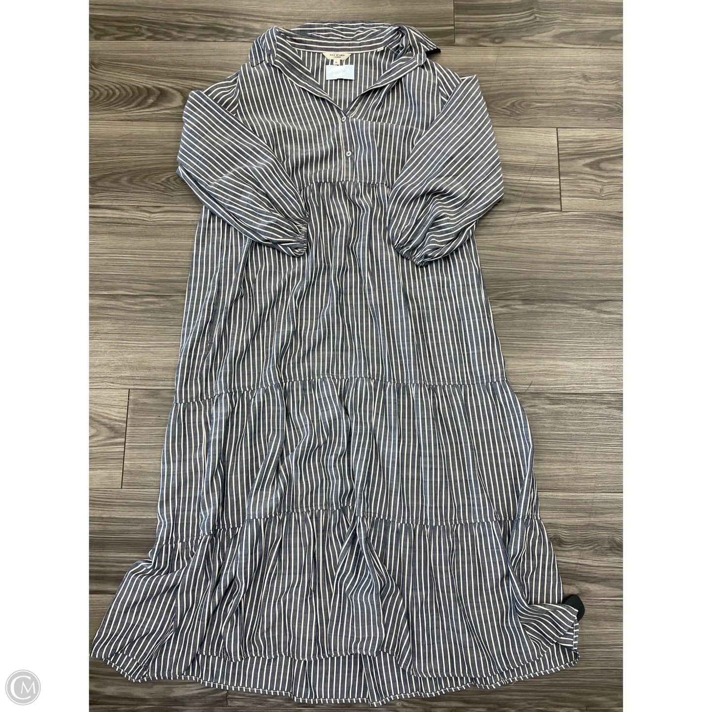 Dress Casual Maxi By Max Studio In Striped Pattern, Size: Xl
