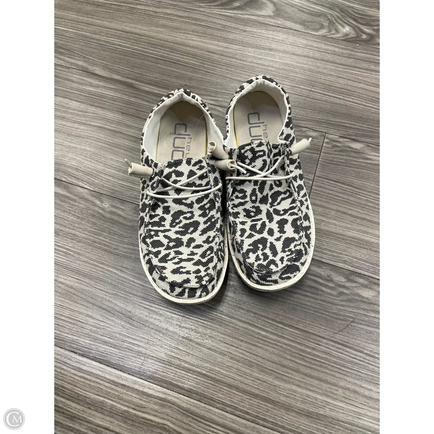 Shoes Flats By Hey Dude In Animal Print, Size: 7