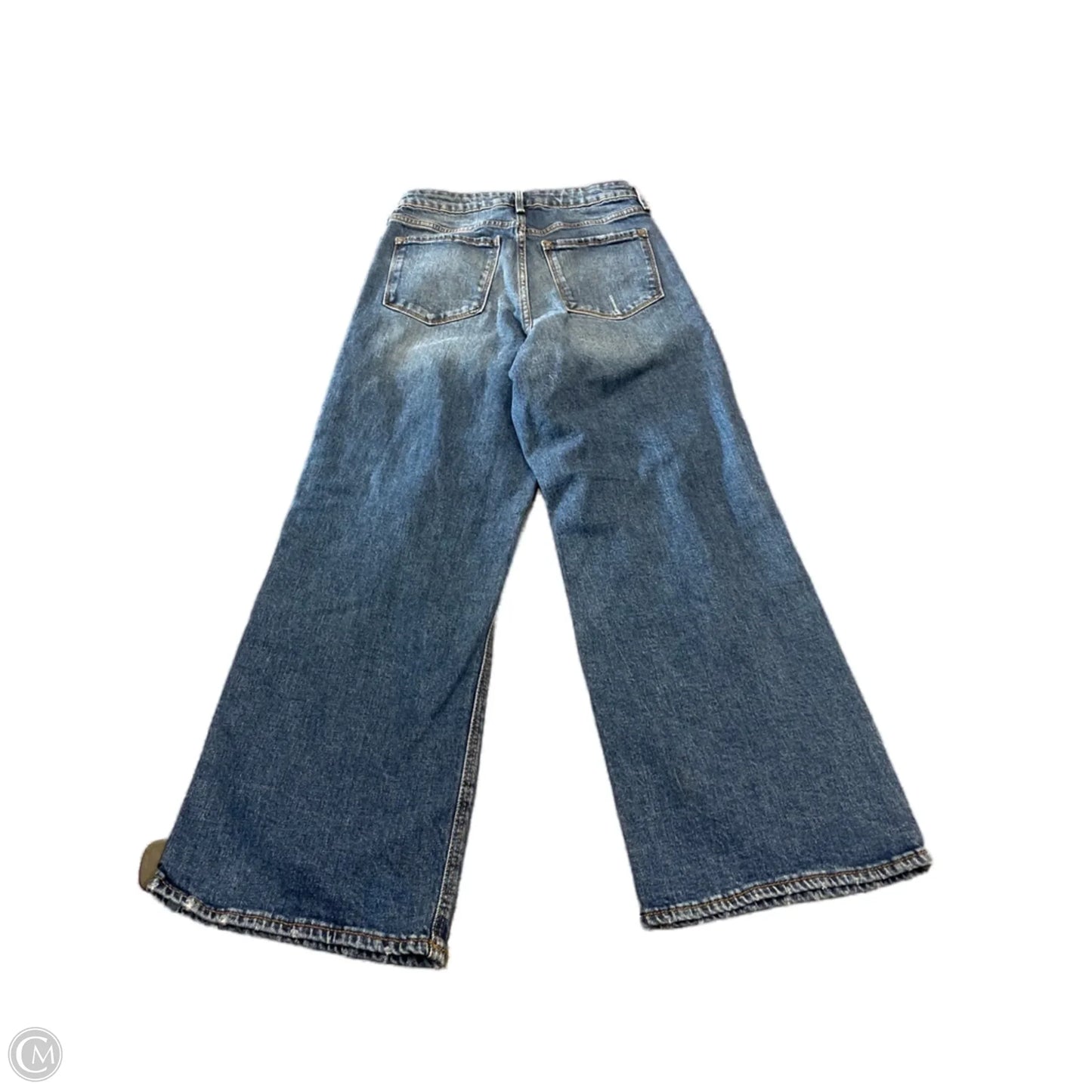 Jeans Wide Leg By Old Navy In Blue Denim, Size: 4