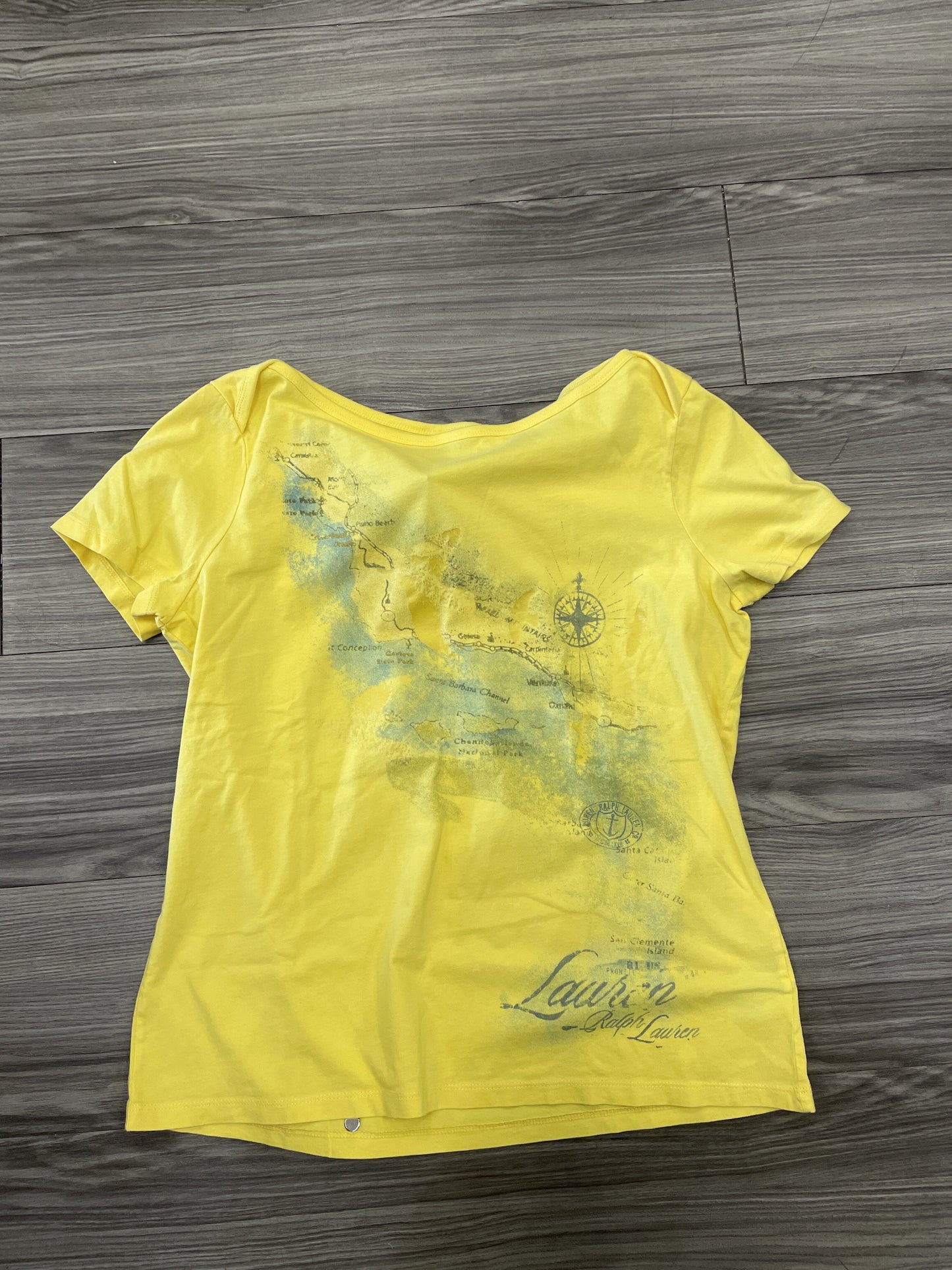 Top Short Sleeve By Lauren By Ralph Lauren Size: L