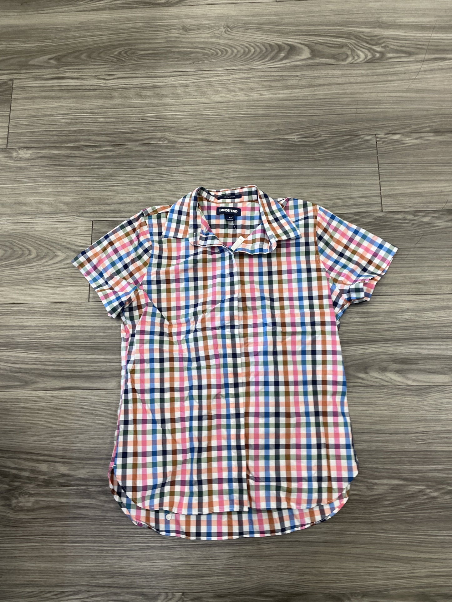 Top Short Sleeve By Lands End Size: 6