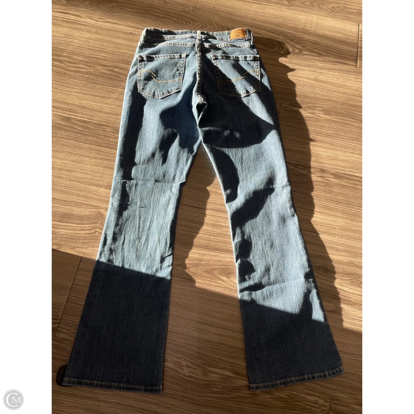 Jeans Boot Cut By Levis In Blue Denim, Size: 4