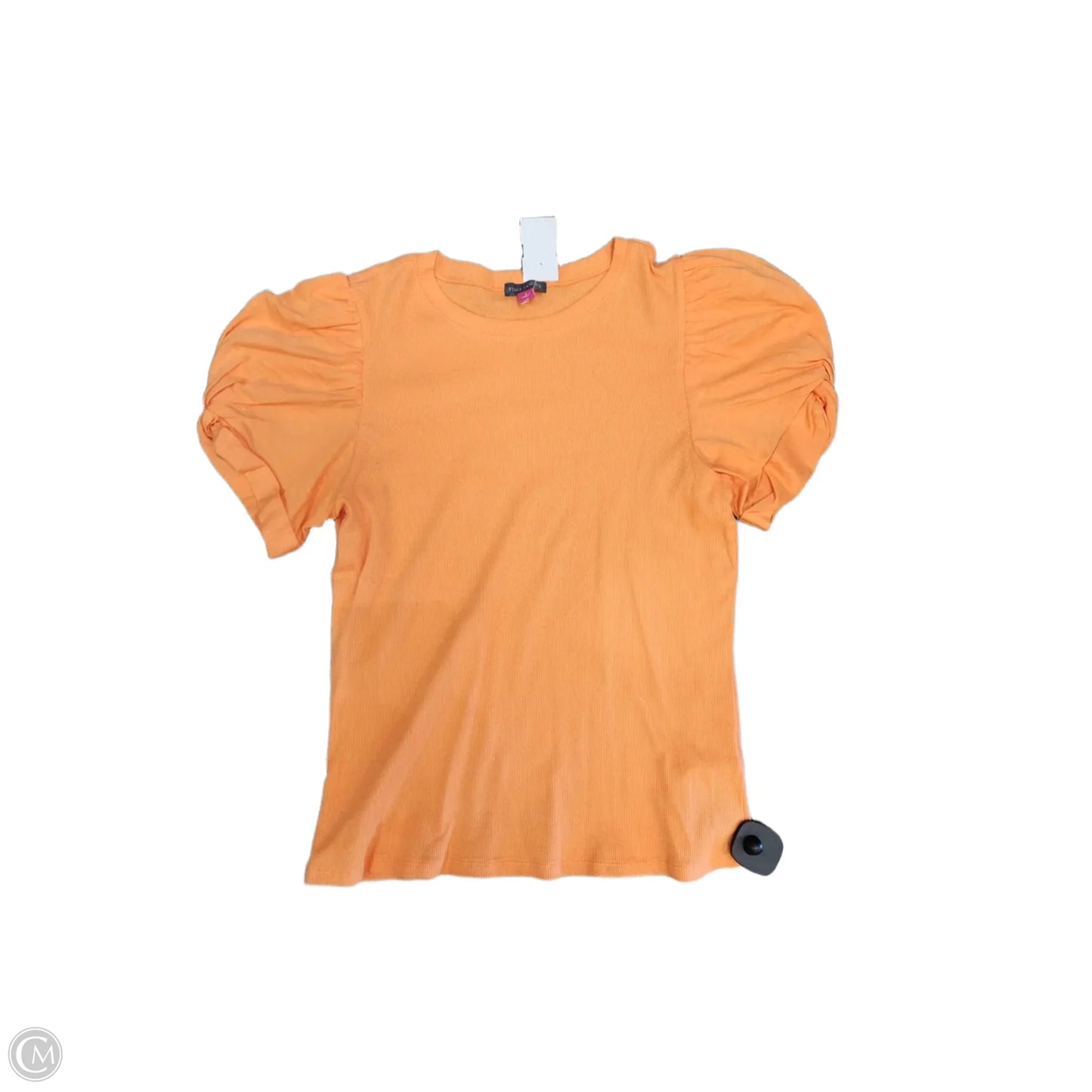 Top Short Sleeve Basic By Vince Camuto In Orange, Size: L