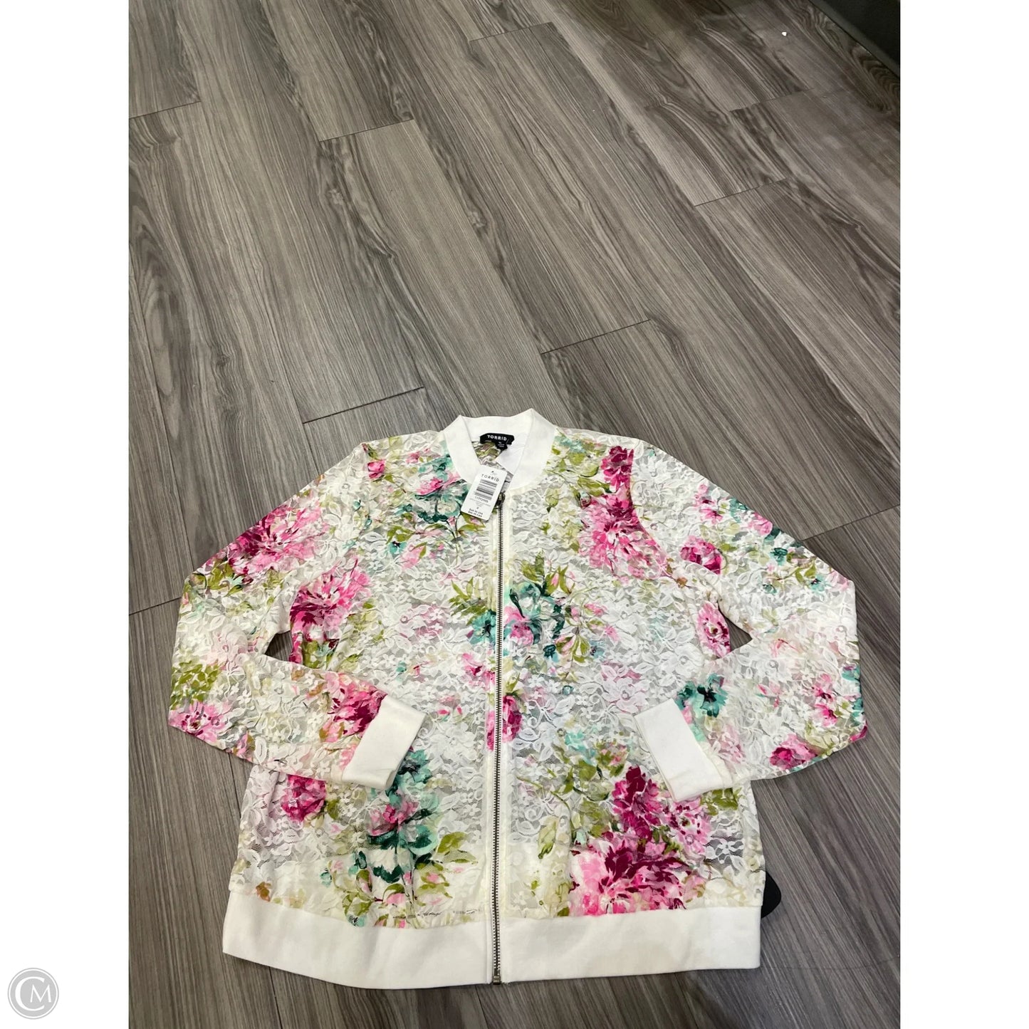 Top Long Sleeve By Torrid In Floral Print, Size: L