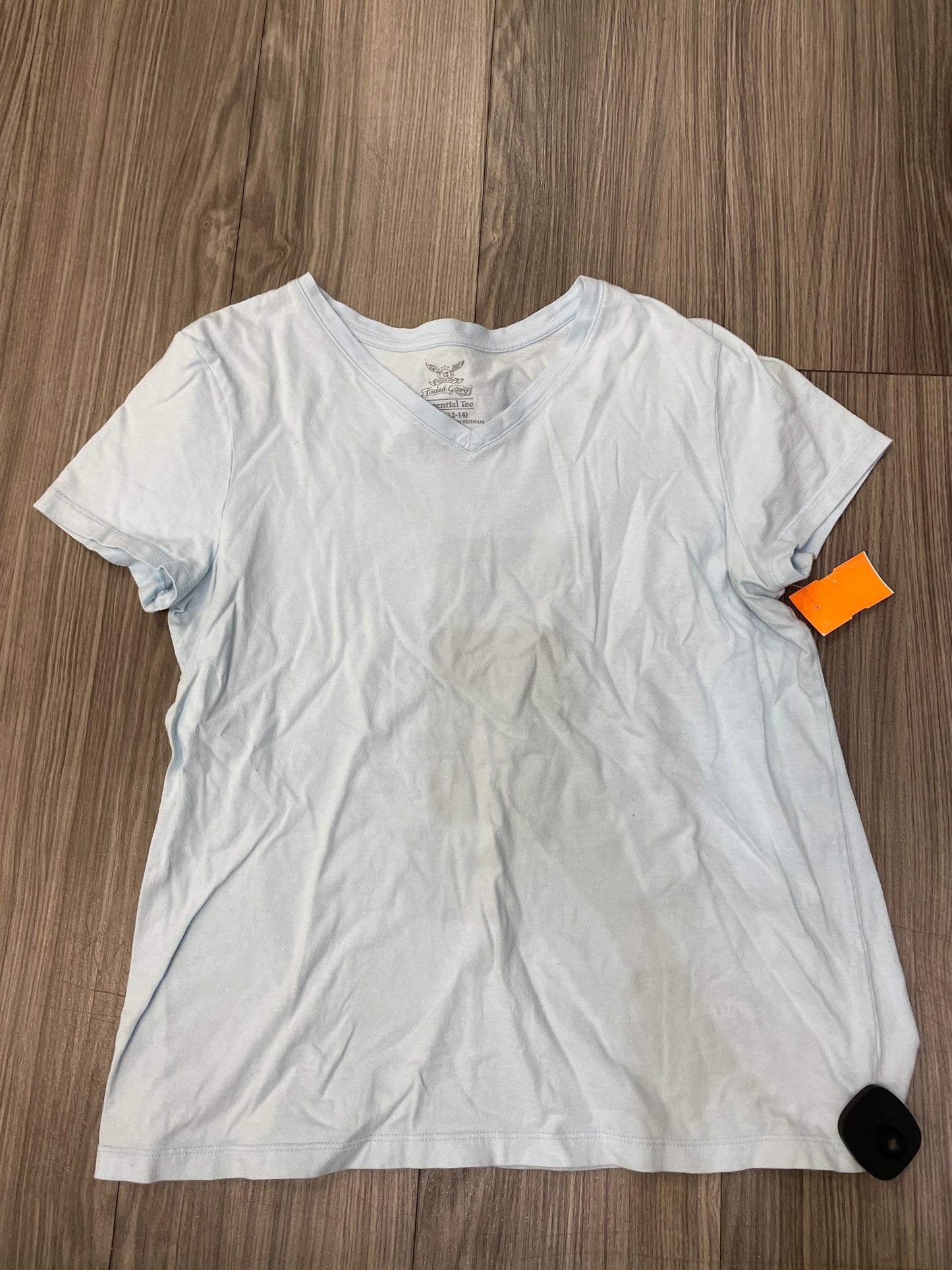 Top Short Sleeve By Faded Glory Size: L