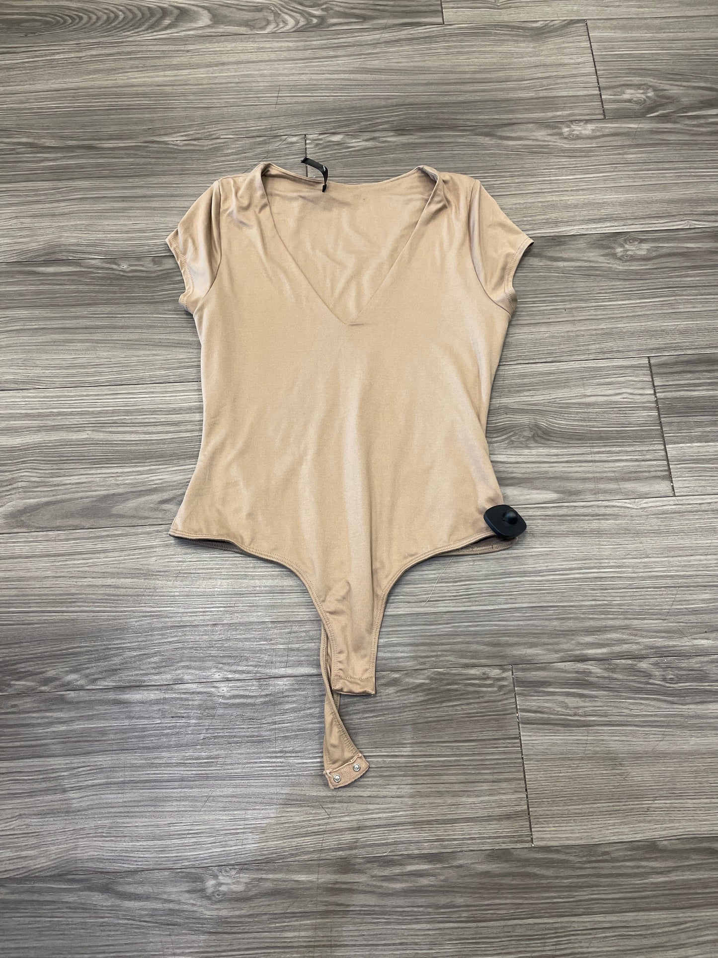 Bodysuit By Clothes Mentor In Brown, Size: L