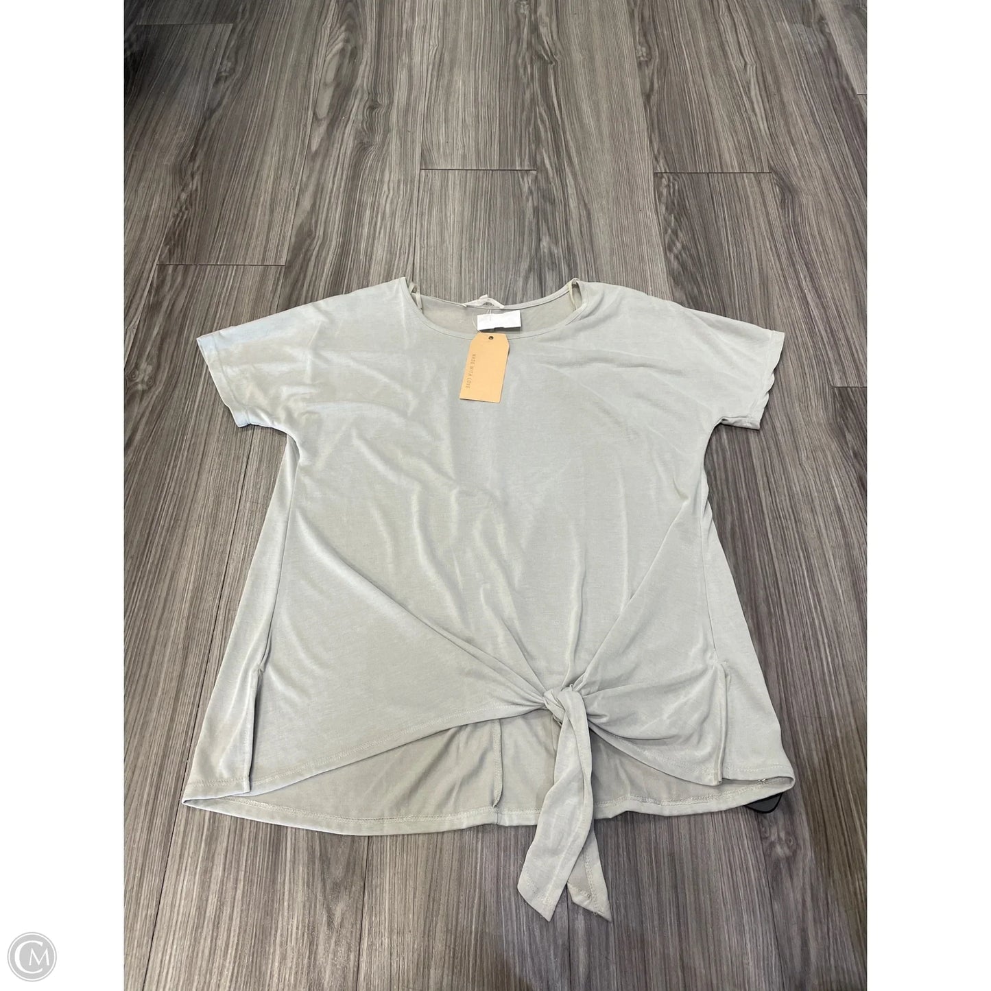 Top Short Sleeve By Andree By Unit In Green, Size: M