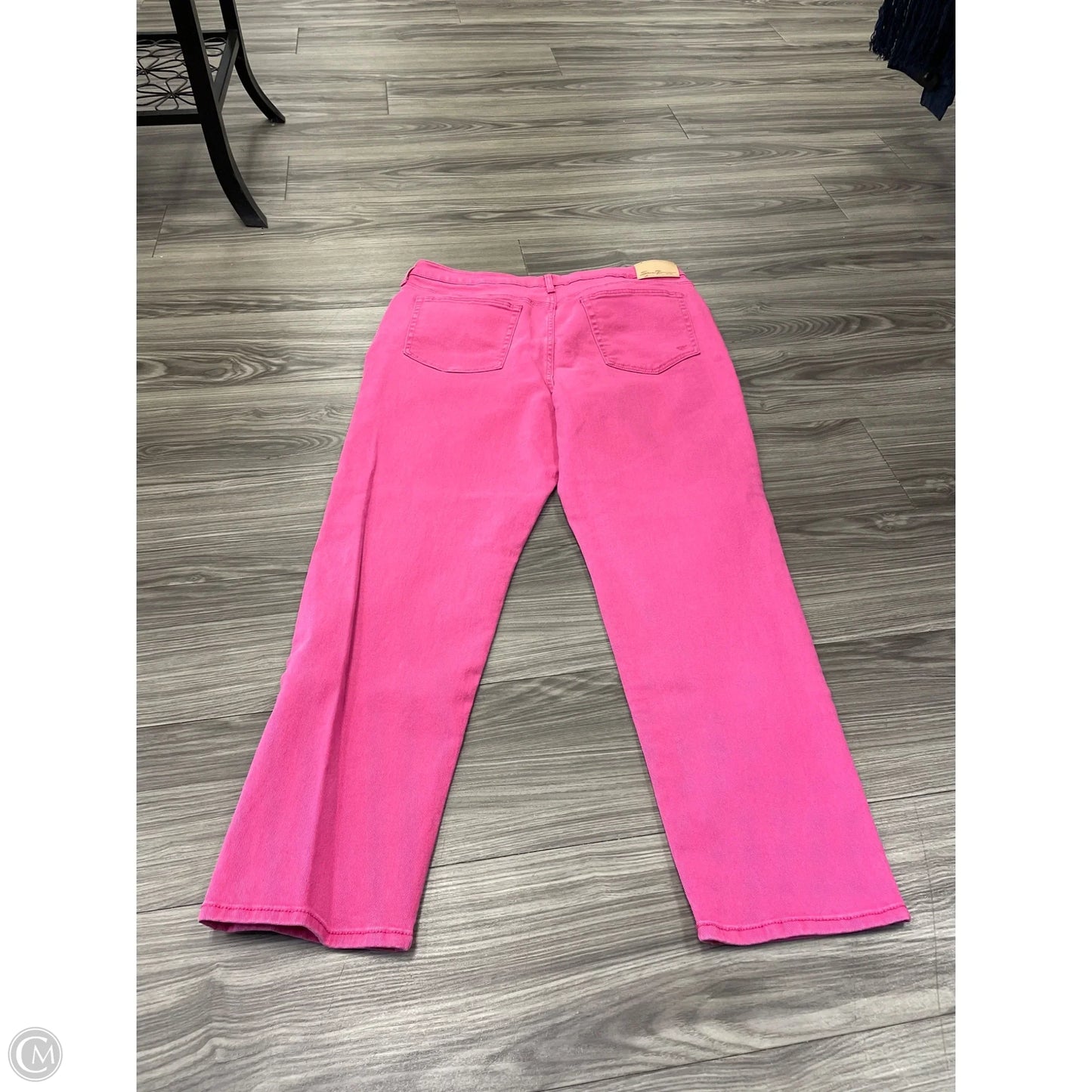 Jeans Straight By Seven 7 In Pink, Size: 16