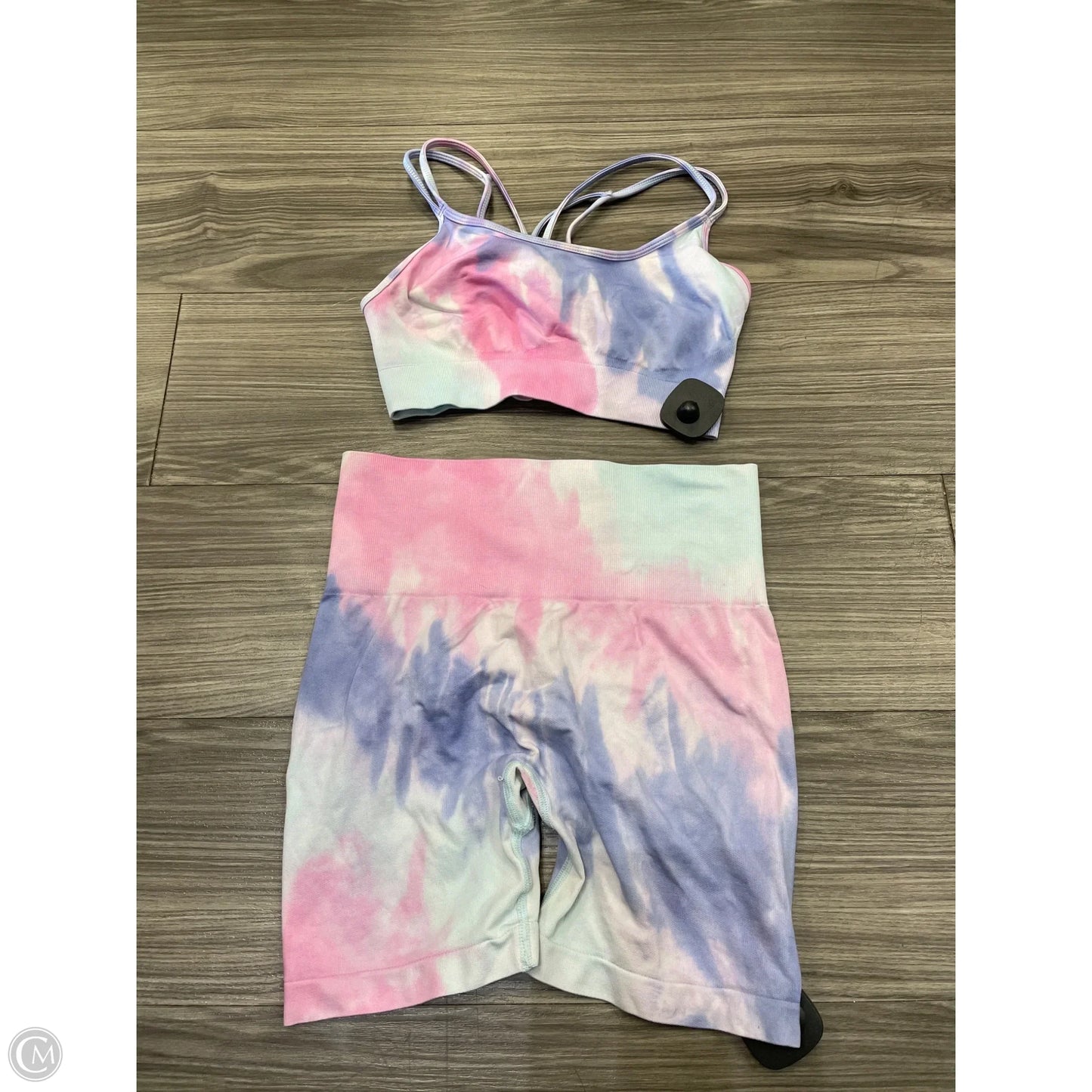 Athletic Shorts 2pc By Clothes Mentor In Tie Dye Print, Size: M