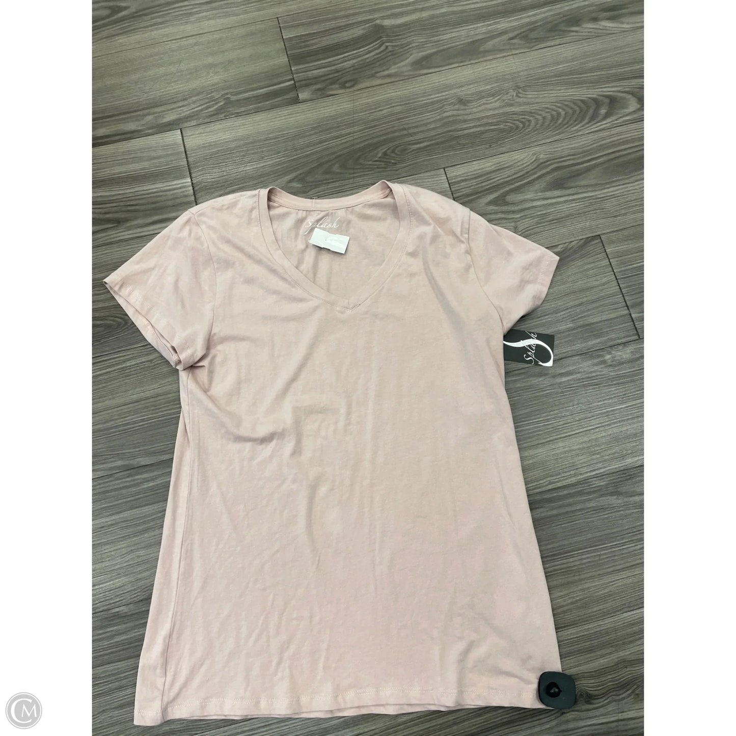 Top Short Sleeve By Clothes Mentor In Pink, Size: 3x