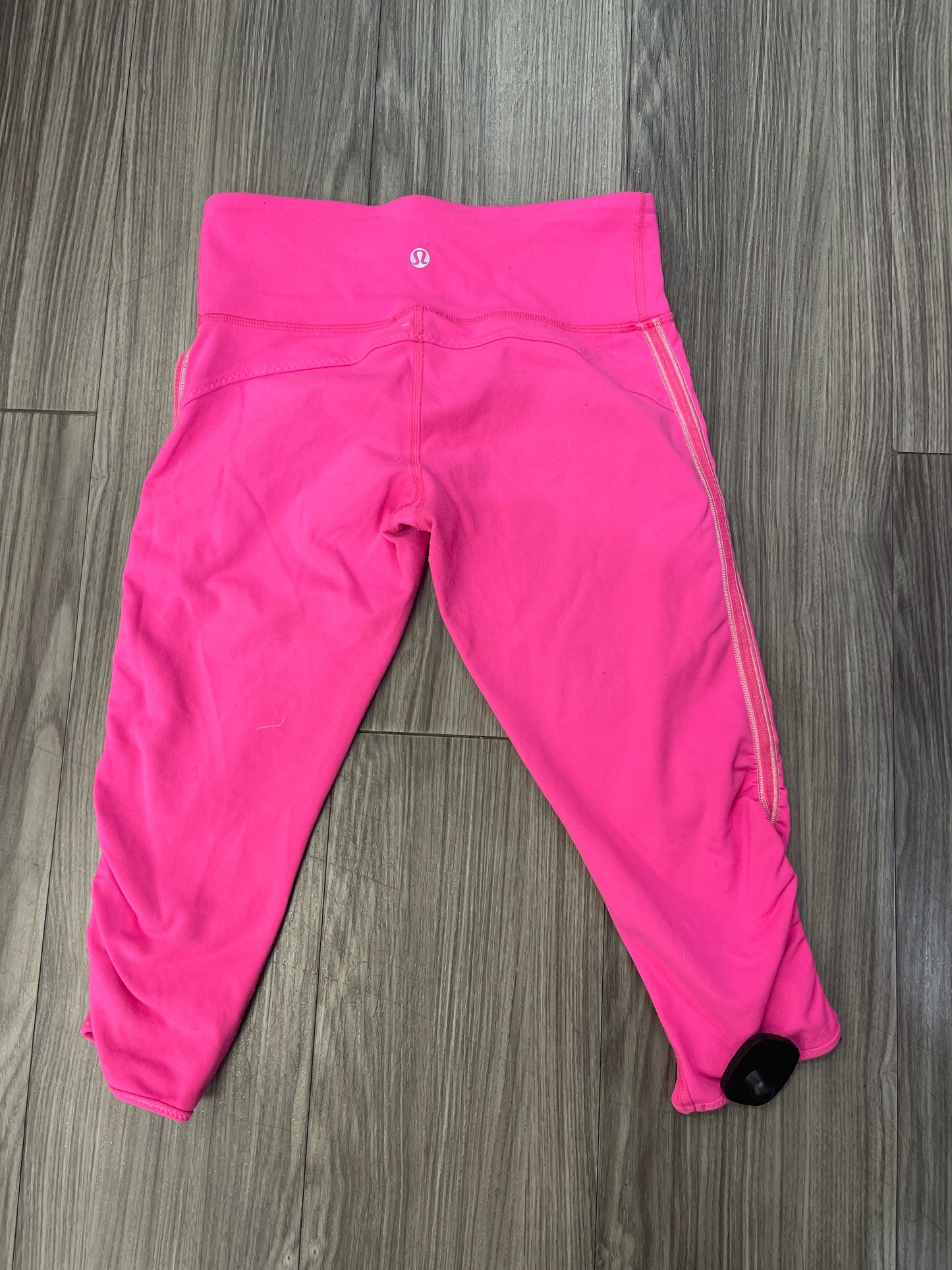 Athletic Capris By Lululemon In Pink, Size: 4