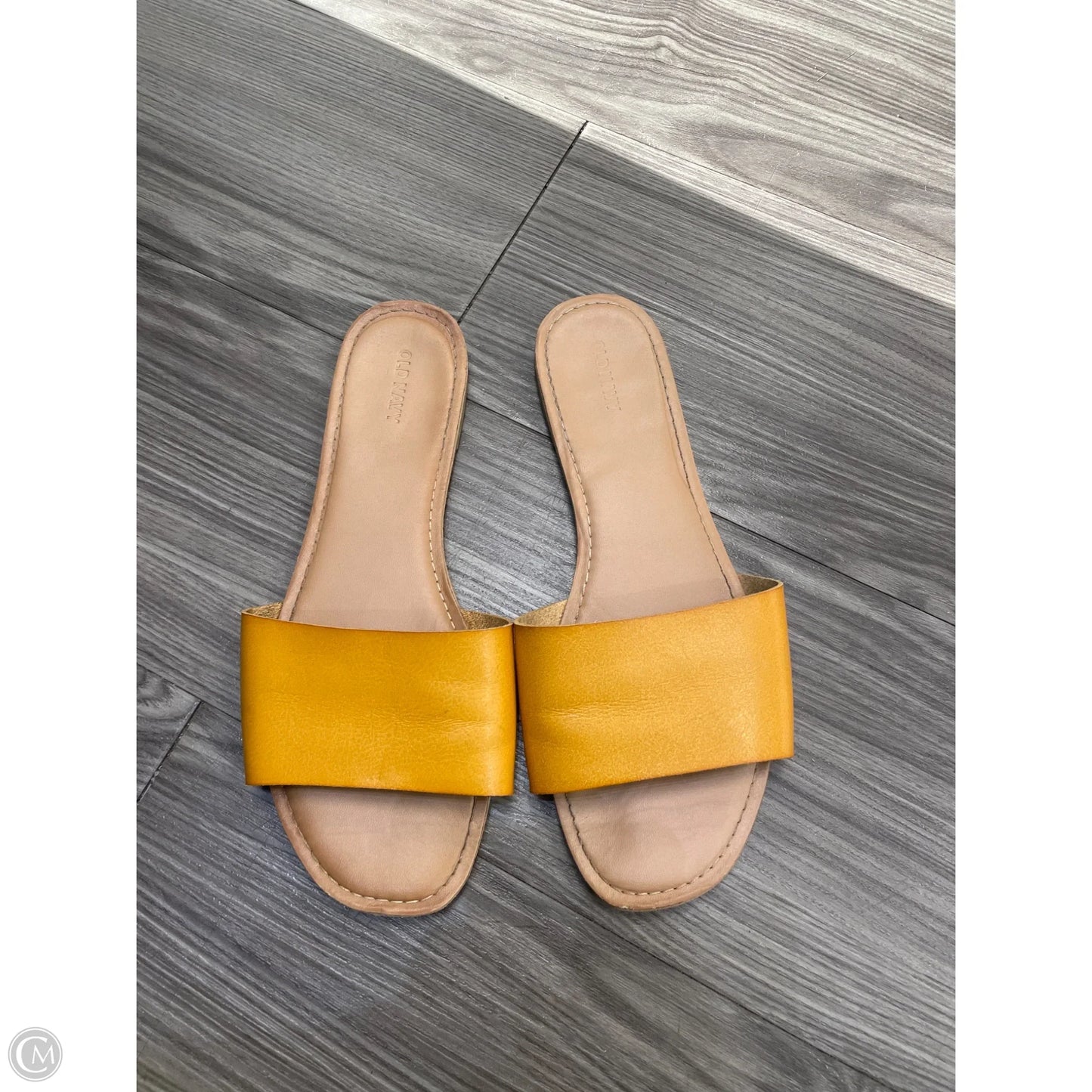 Sandals Flats By Old Navy In Yellow, Size: 10