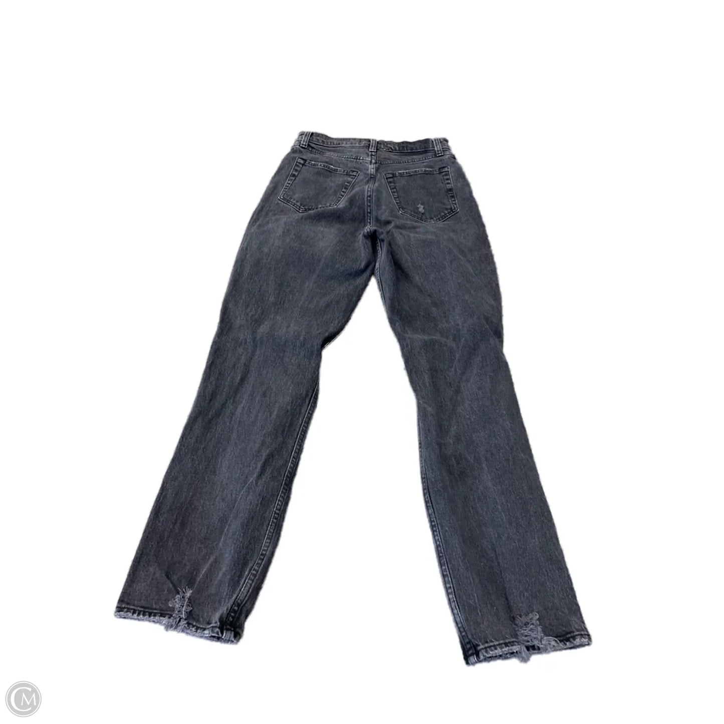 Jeans Straight By Abercrombie And Fitch In Black, Size: 4