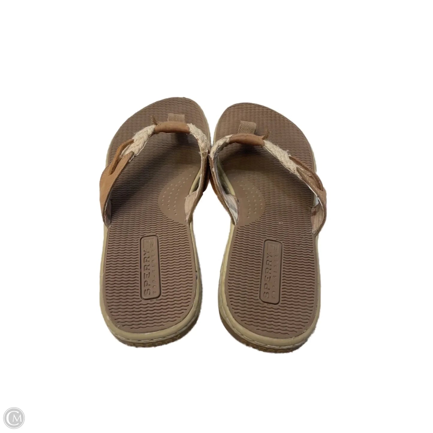 Sandals Flip Flops By Sperry In Tan, Size: 7.5