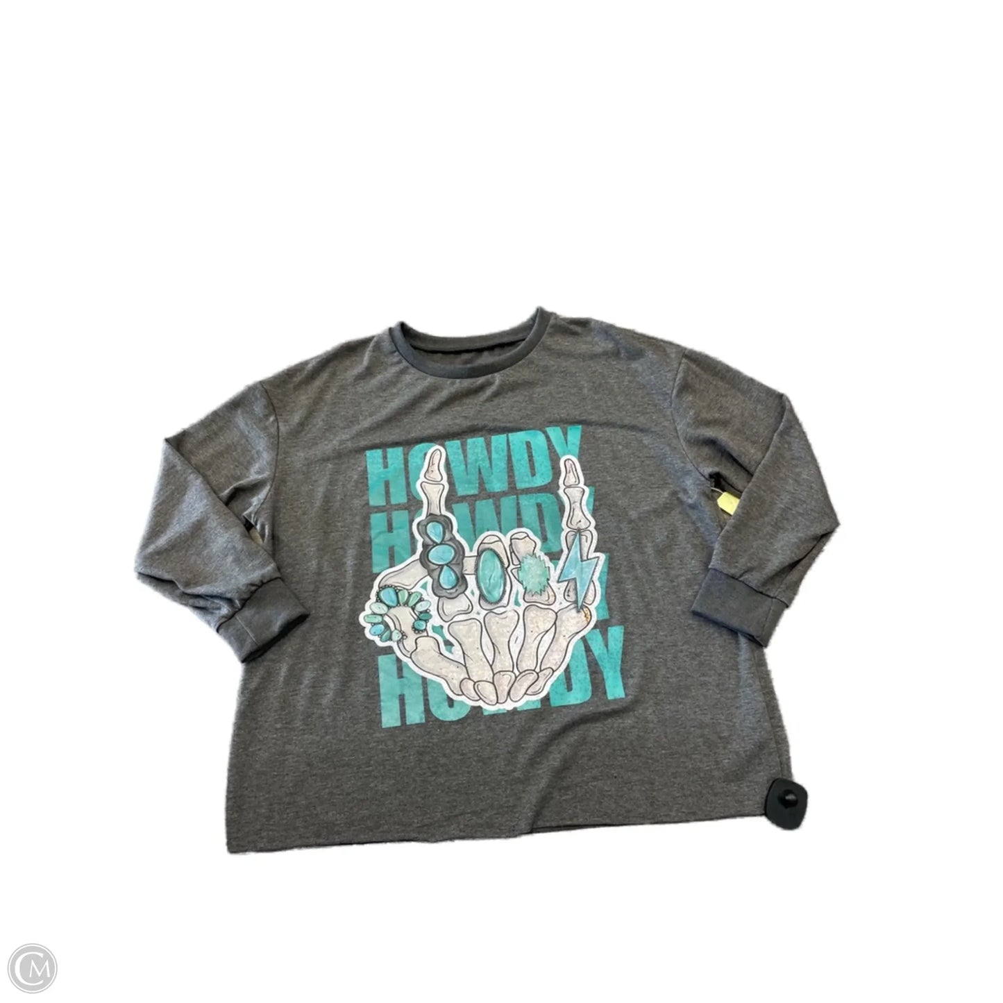 Sweatshirt Crewneck By Shein In Grey, Size: Xl