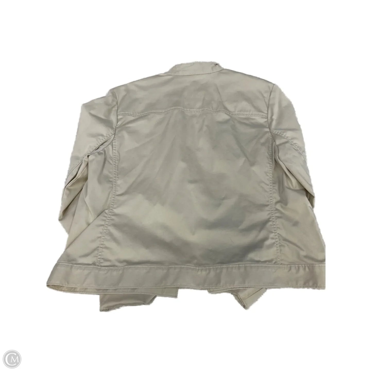 Jacket Denim By Gap In Tan, Size: L