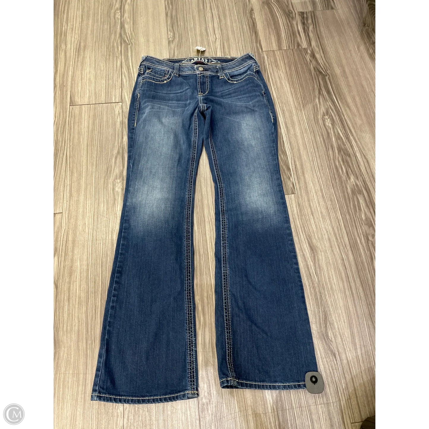Jeans Boot Cut By Ariat In Blue, Size: 10l