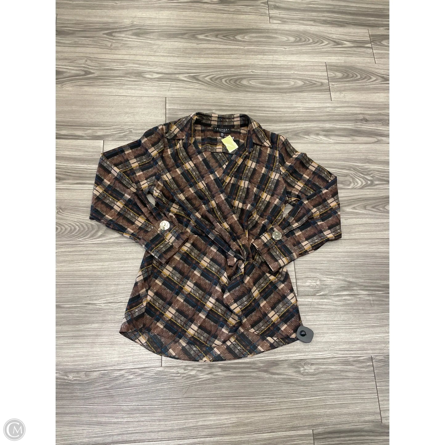 Dress Casual Short By Laundry In Plaid Pattern, Size: Xl