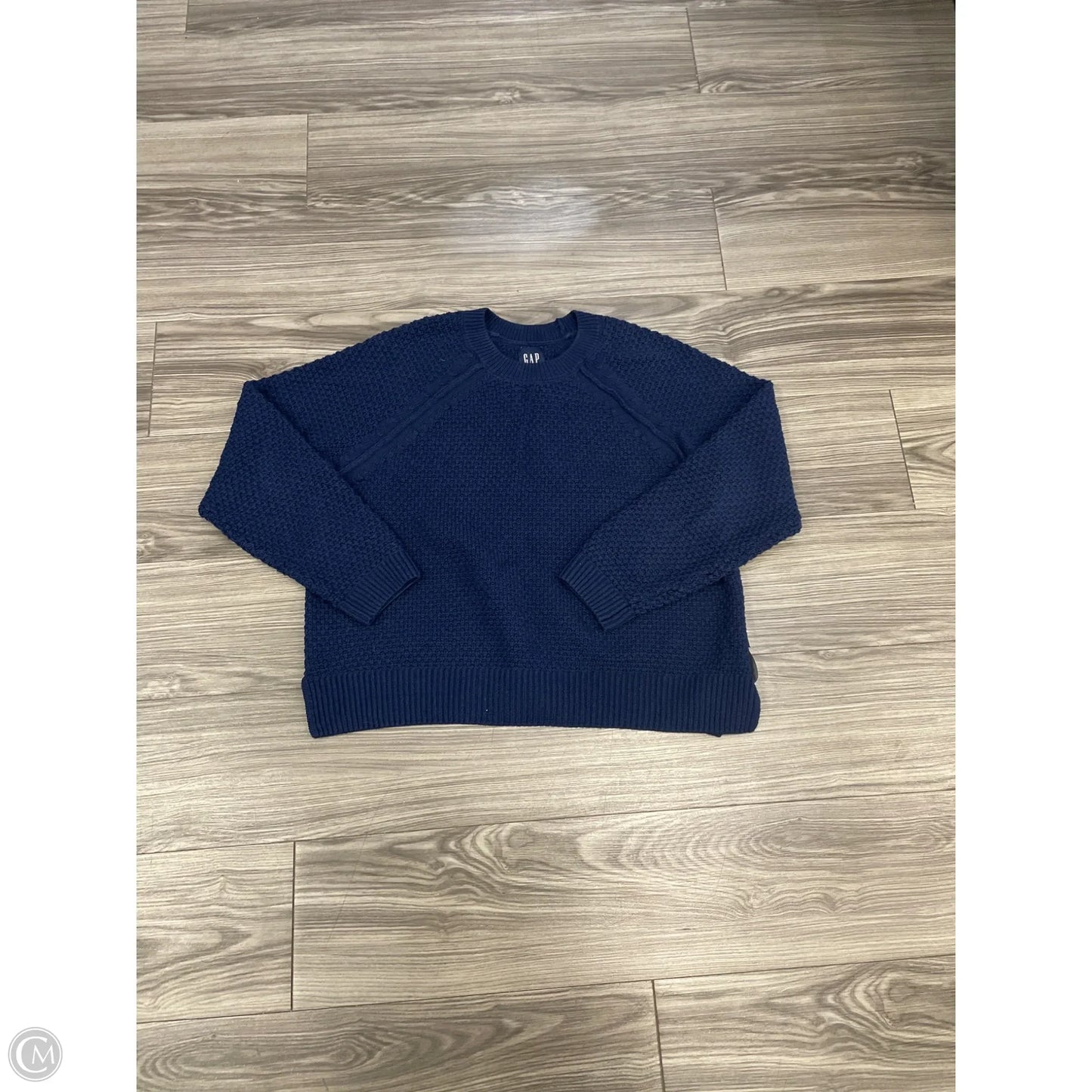 Sweater By Gap In Navy, Size: L