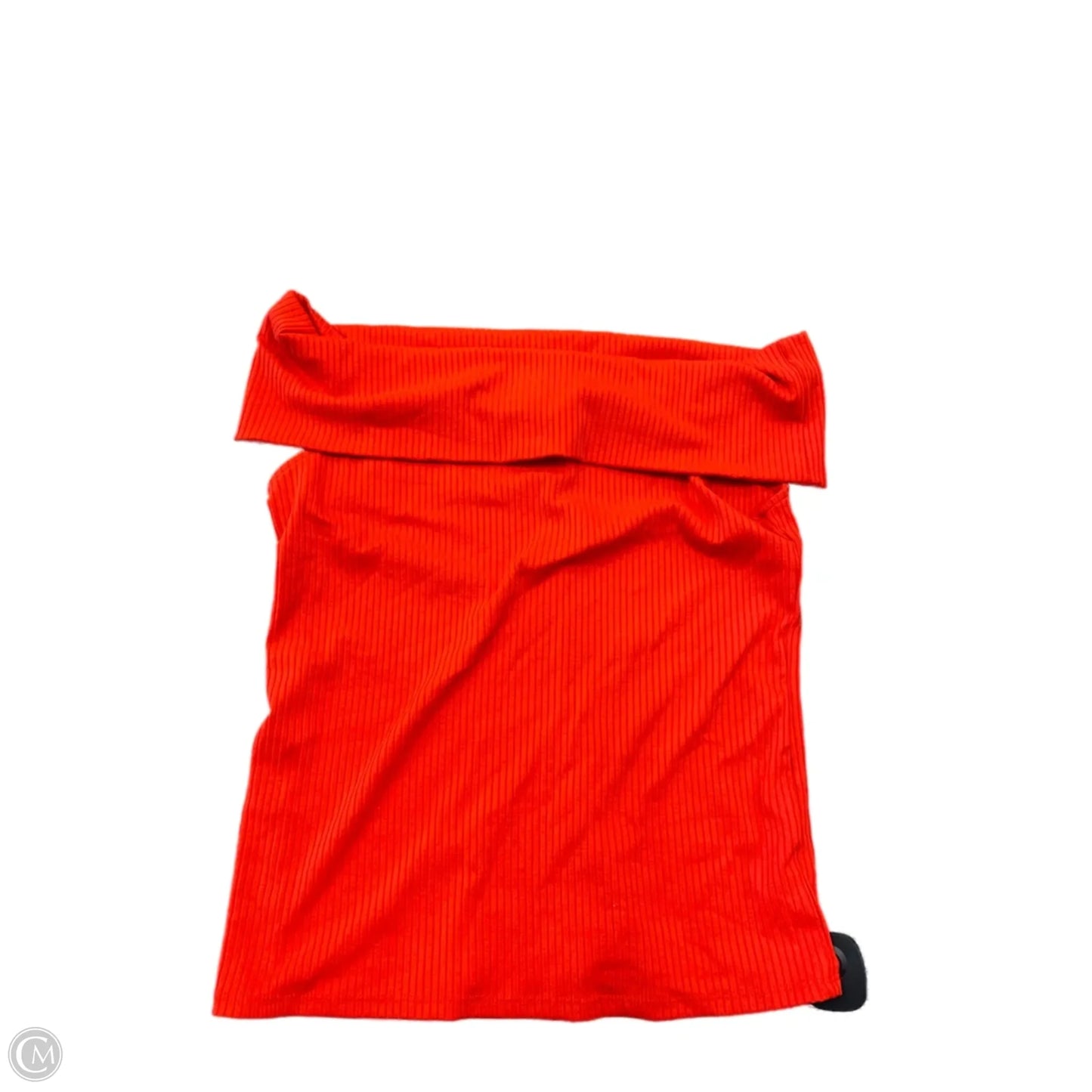 Top Short Sleeve Basic By A New Day In Orange, Size: L