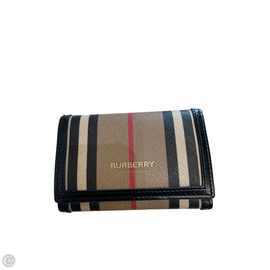 Wallet Luxury Designer By Burberry, Size: Small