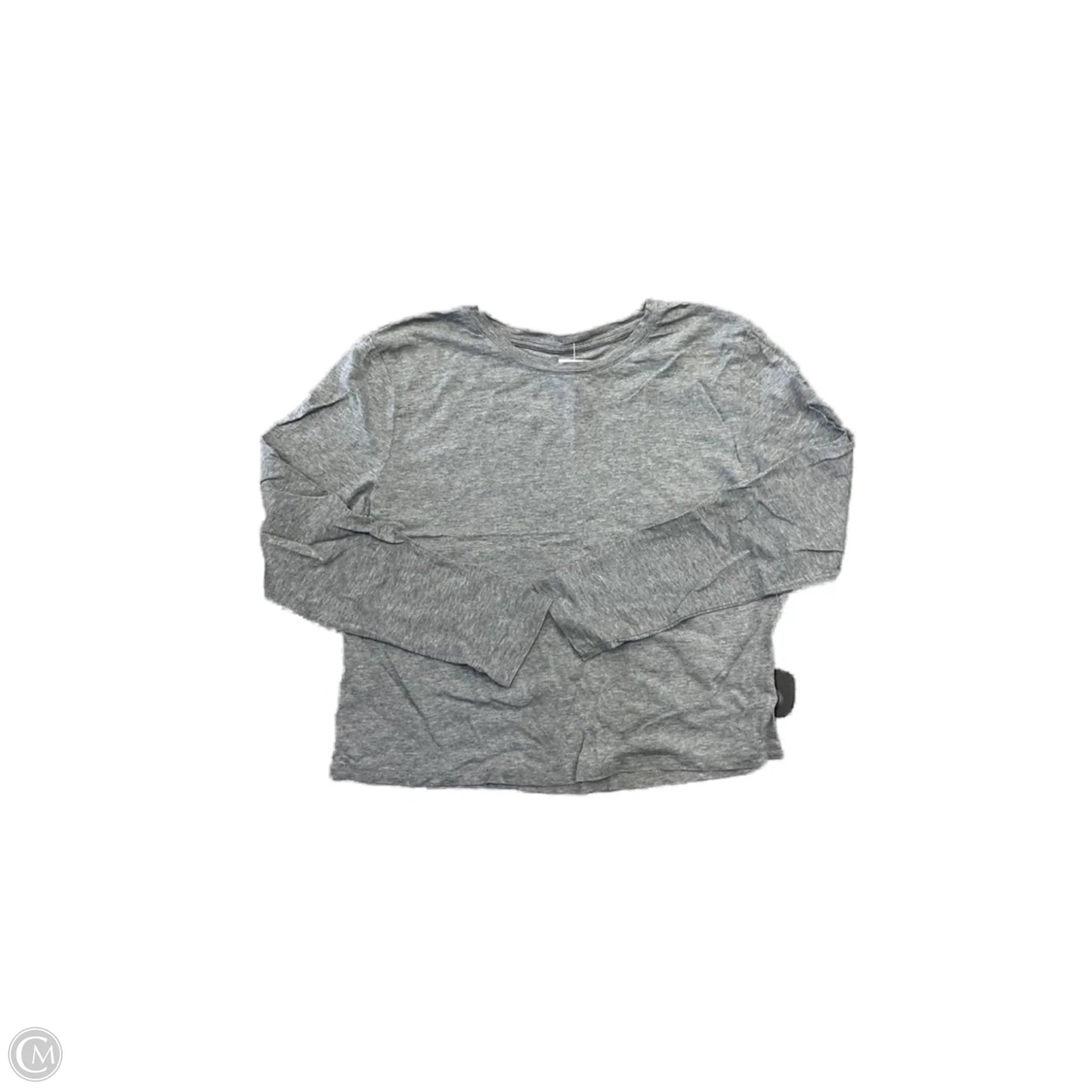 Top Long Sleeve By Clothes Mentor In Grey, Size: M