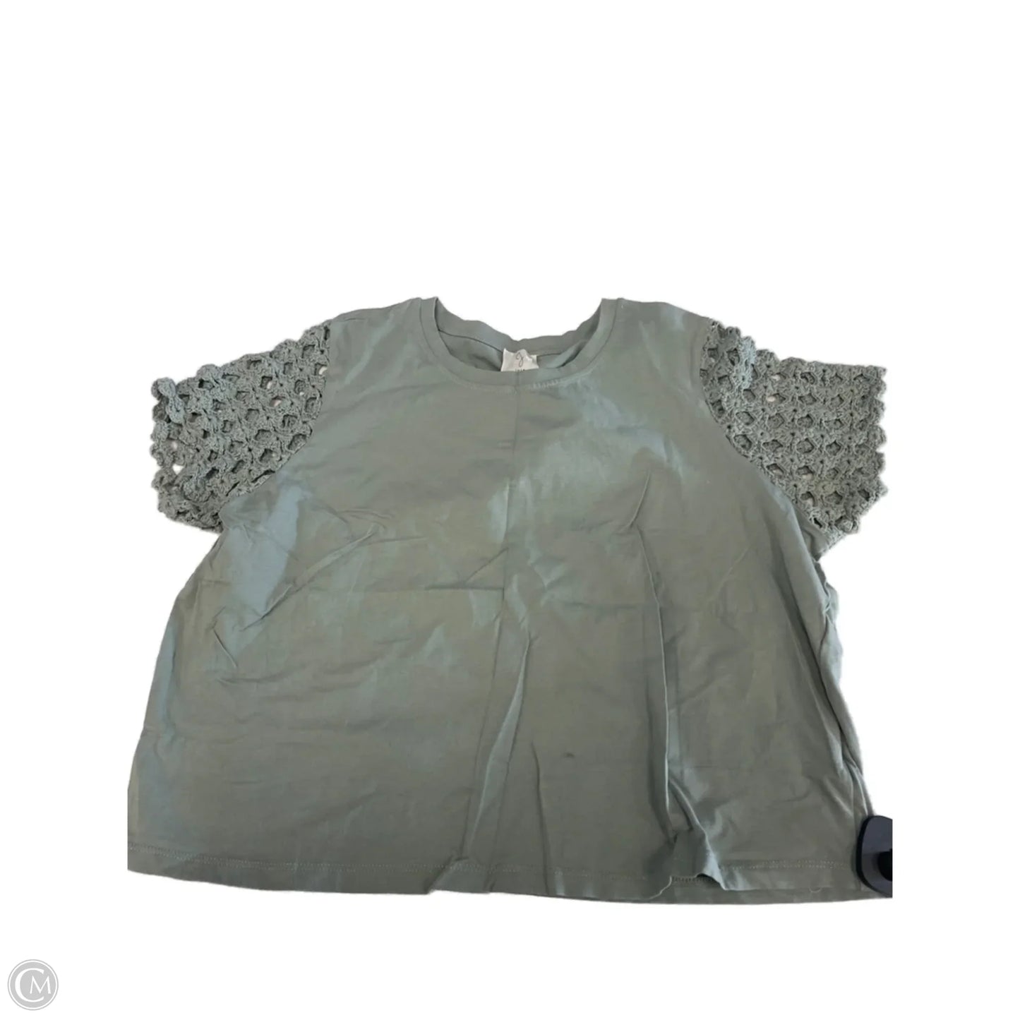 Top Short Sleeve By Joie In Green, Size: M